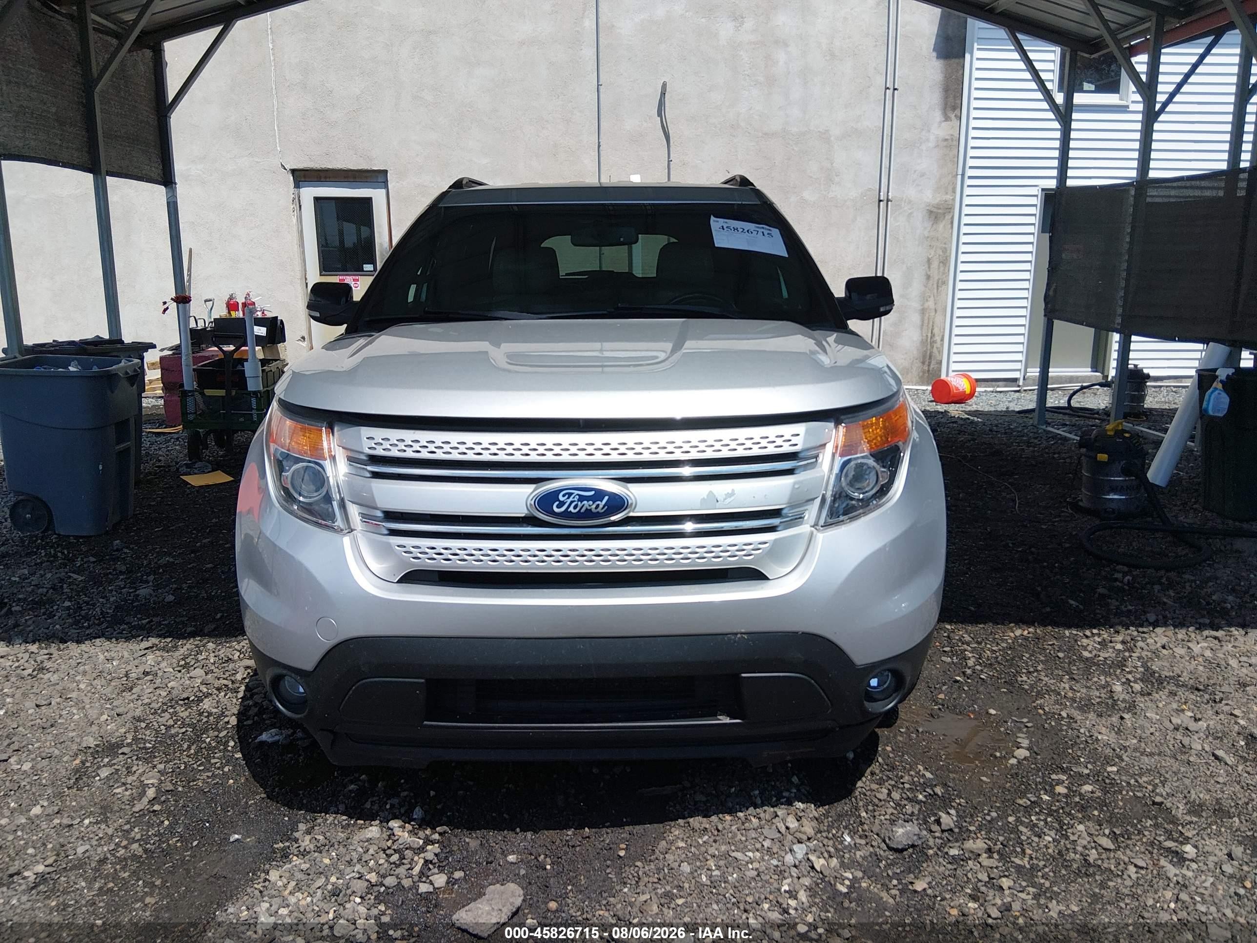 2013 Ford Explorer Xlt Silver vin: 1FM5K7D81DGB23923