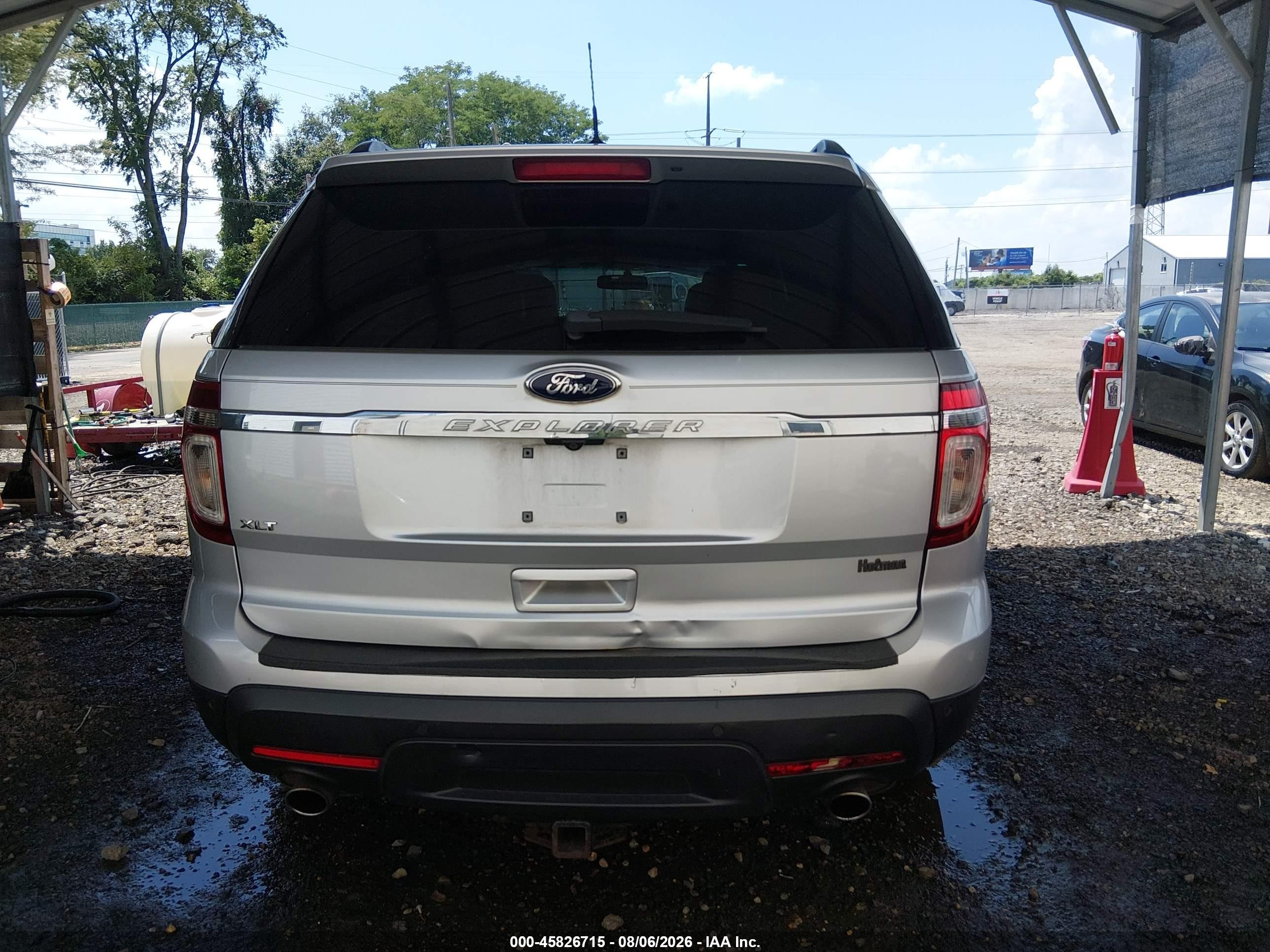 2013 Ford Explorer Xlt Silver vin: 1FM5K7D81DGB23923