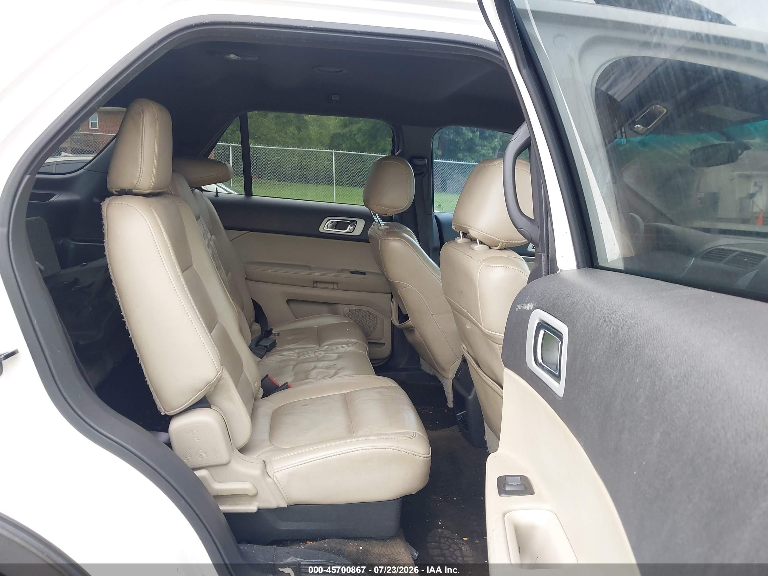 2013 Ford Explorer Xlt Белый vin: 1FM5K7D81DGB37353