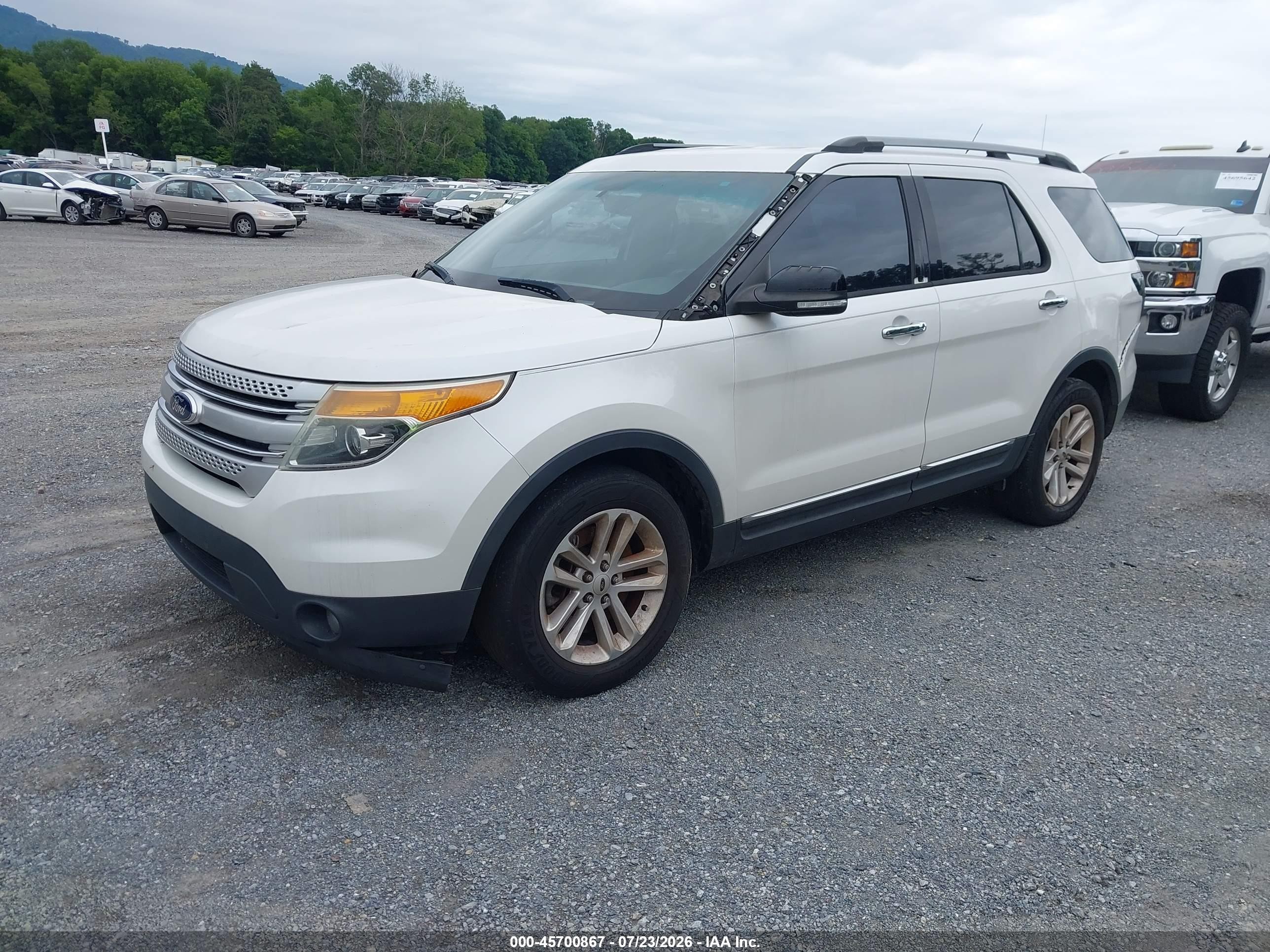 2013 Ford Explorer Xlt Белый vin: 1FM5K7D81DGB37353