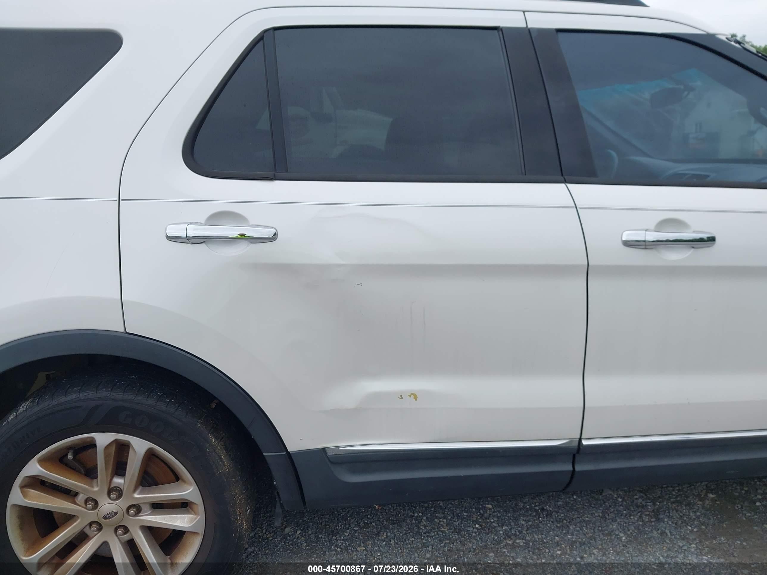 2013 Ford Explorer Xlt Белый vin: 1FM5K7D81DGB37353