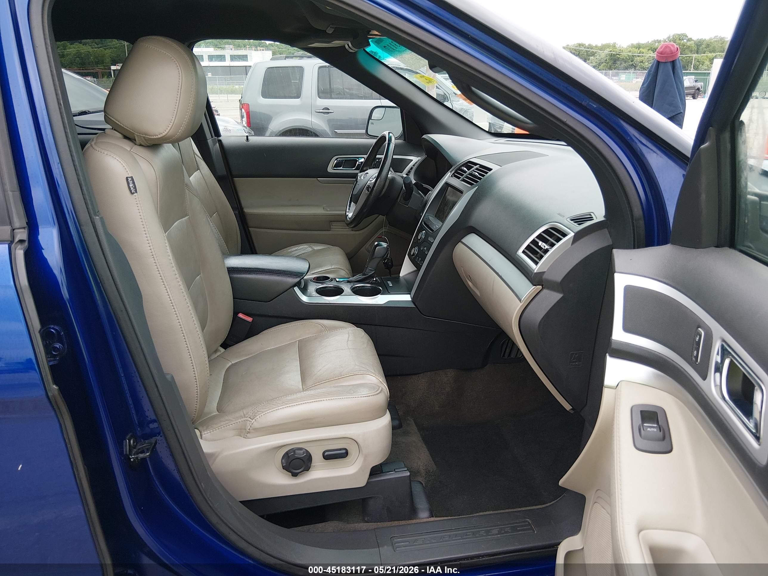 2013 Ford Explorer Xlt Blue vin: 1FM5K7D81DGB58767