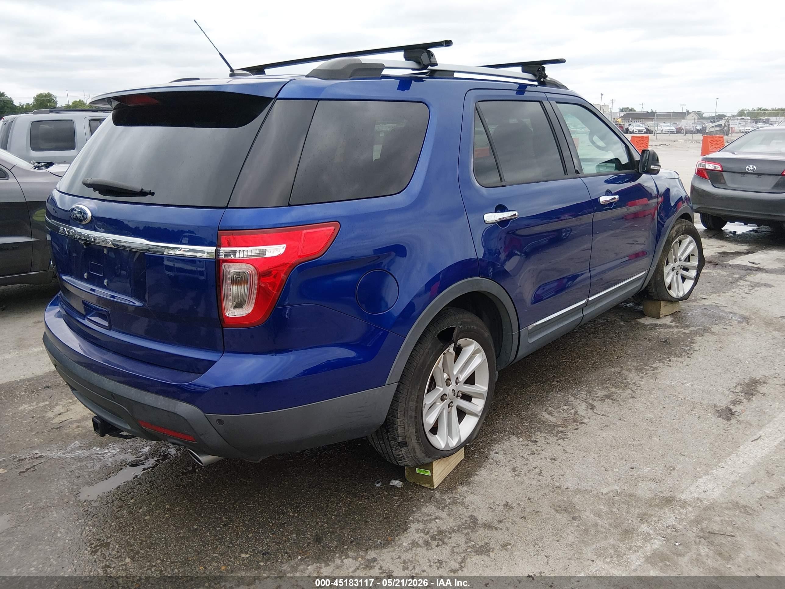 2013 Ford Explorer Xlt Blue vin: 1FM5K7D81DGB58767
