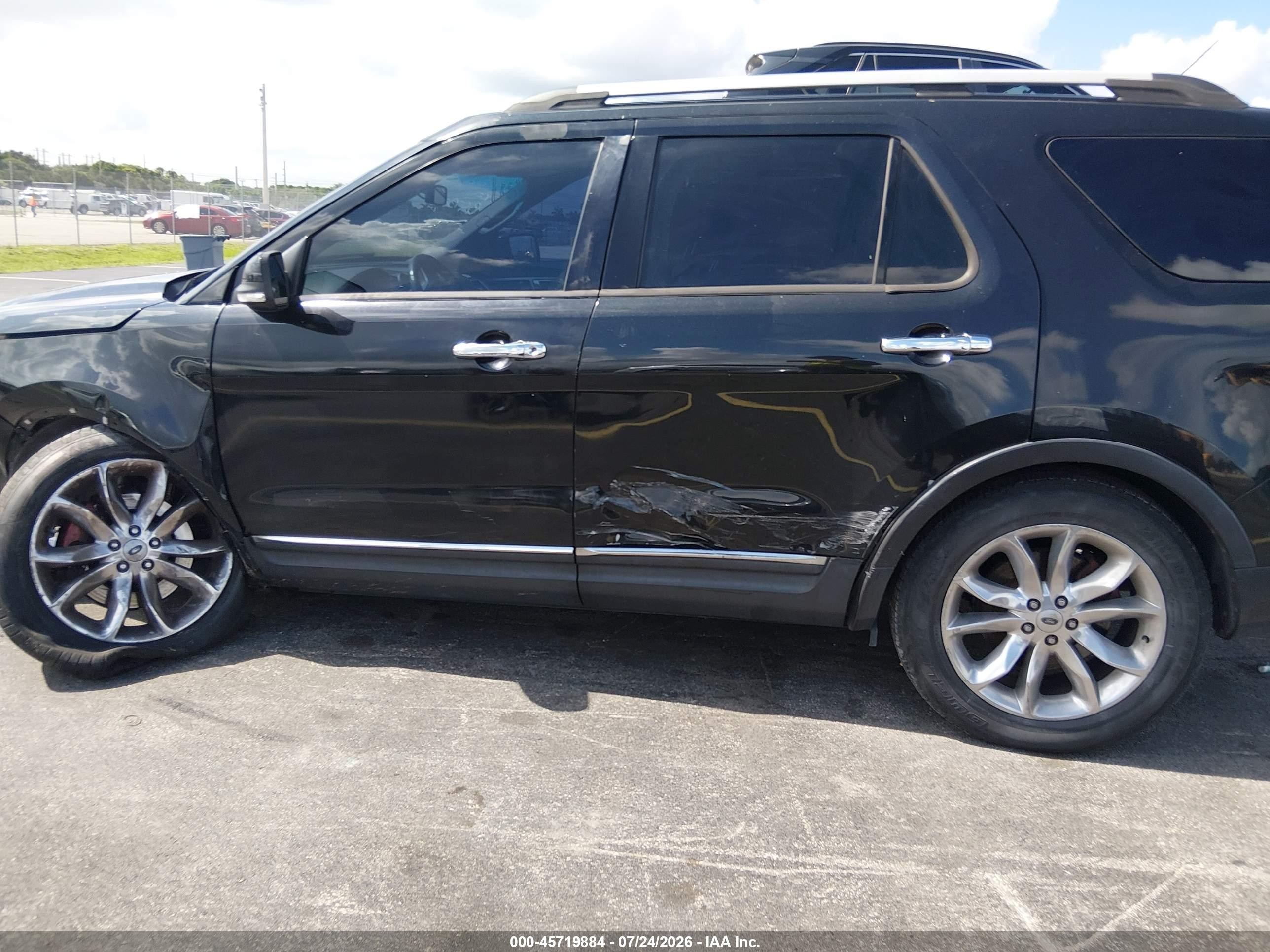 2013 Ford Explorer Xlt Black vin: 1FM5K7D81DGB97388