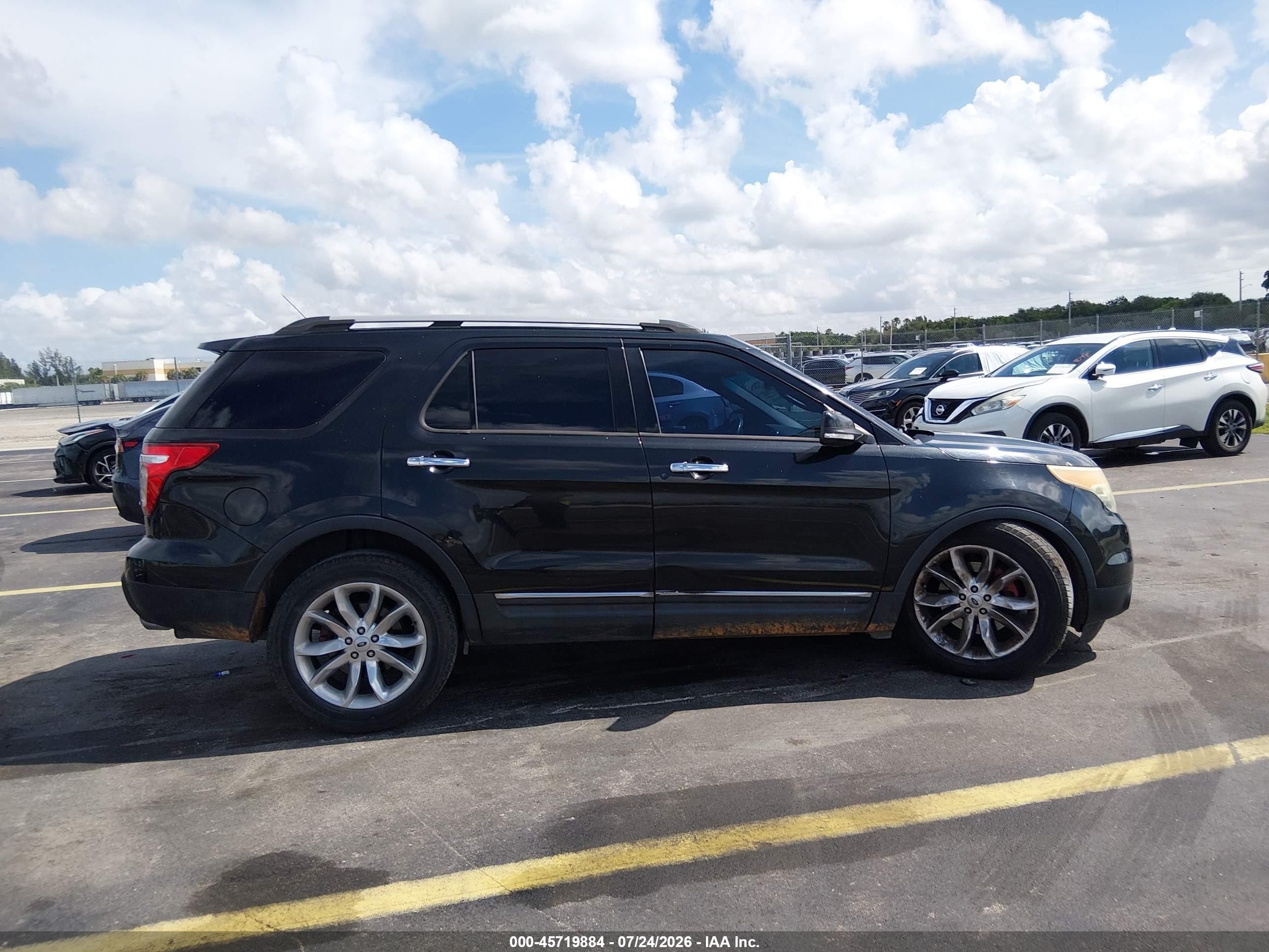 2013 Ford Explorer Xlt Black vin: 1FM5K7D81DGB97388