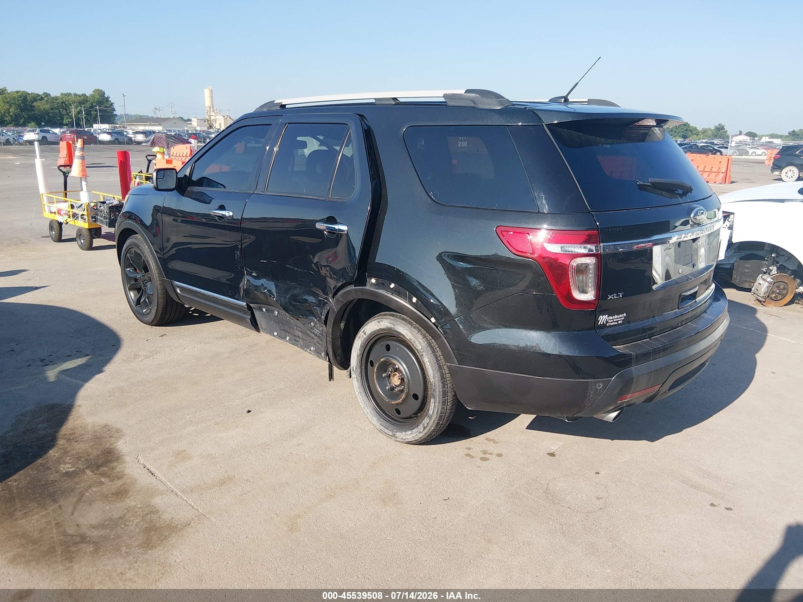 2014 Ford Explorer Xlt Black vin: 1FM5K7D81EGA16758