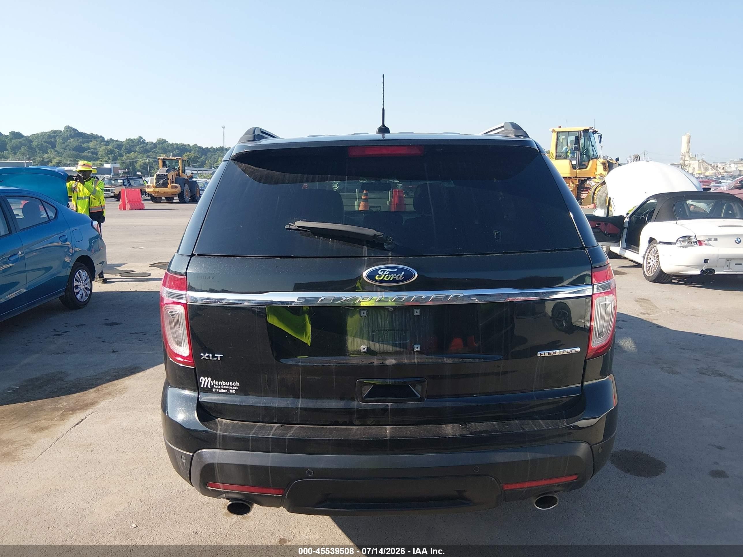 2014 Ford Explorer Xlt Black vin: 1FM5K7D81EGA16758