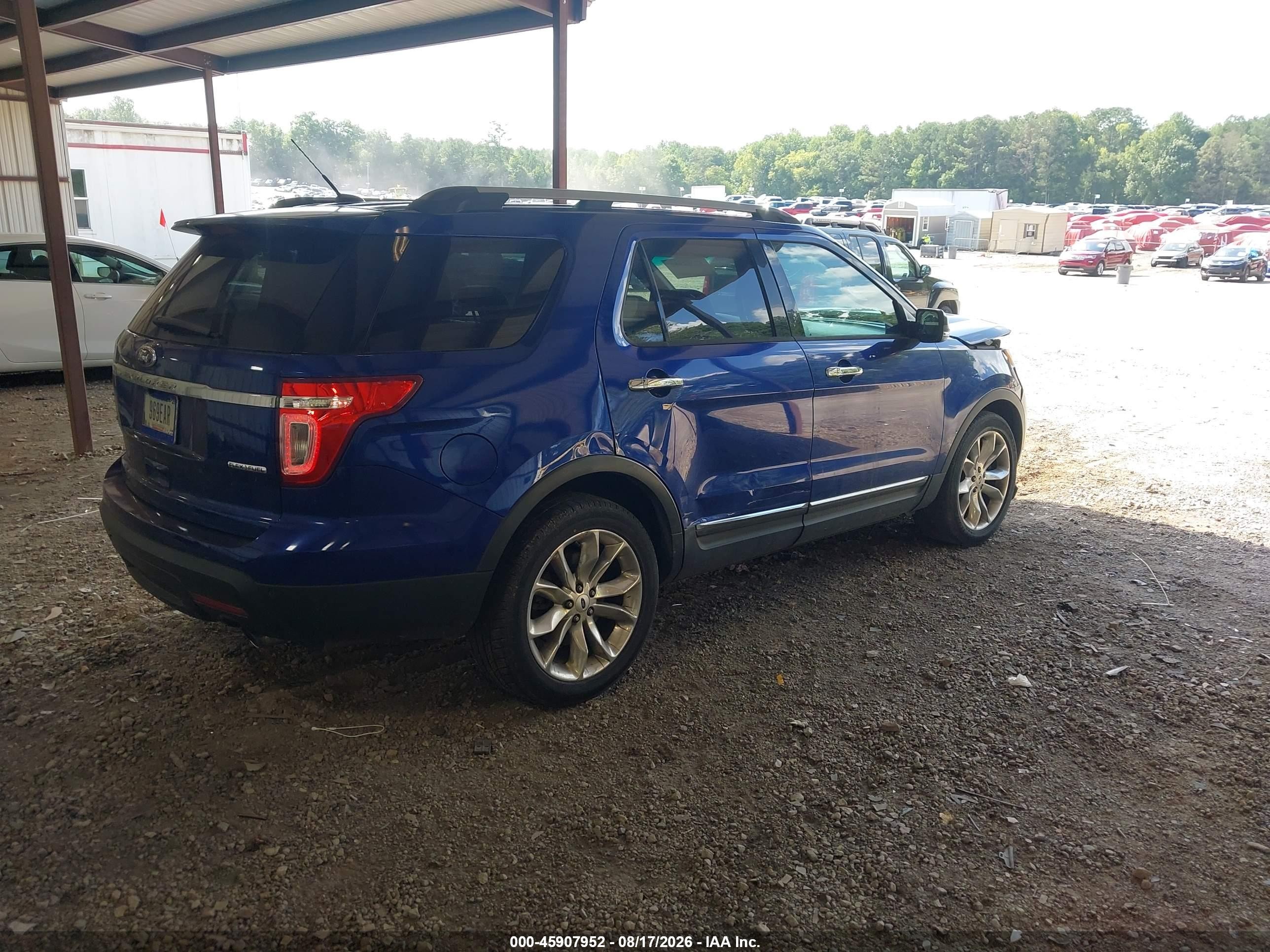 2014 Ford Explorer Xlt Blue vin: 1FM5K7D81EGA36931