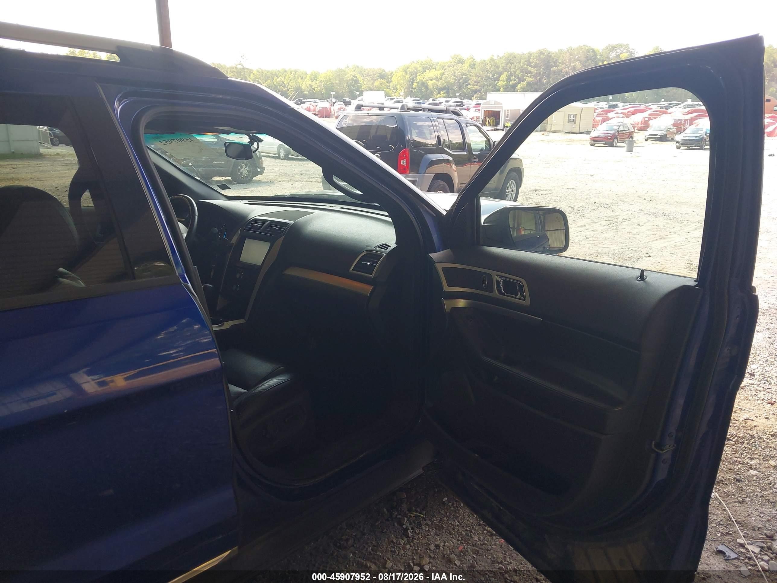 2014 Ford Explorer Xlt Blue vin: 1FM5K7D81EGA36931