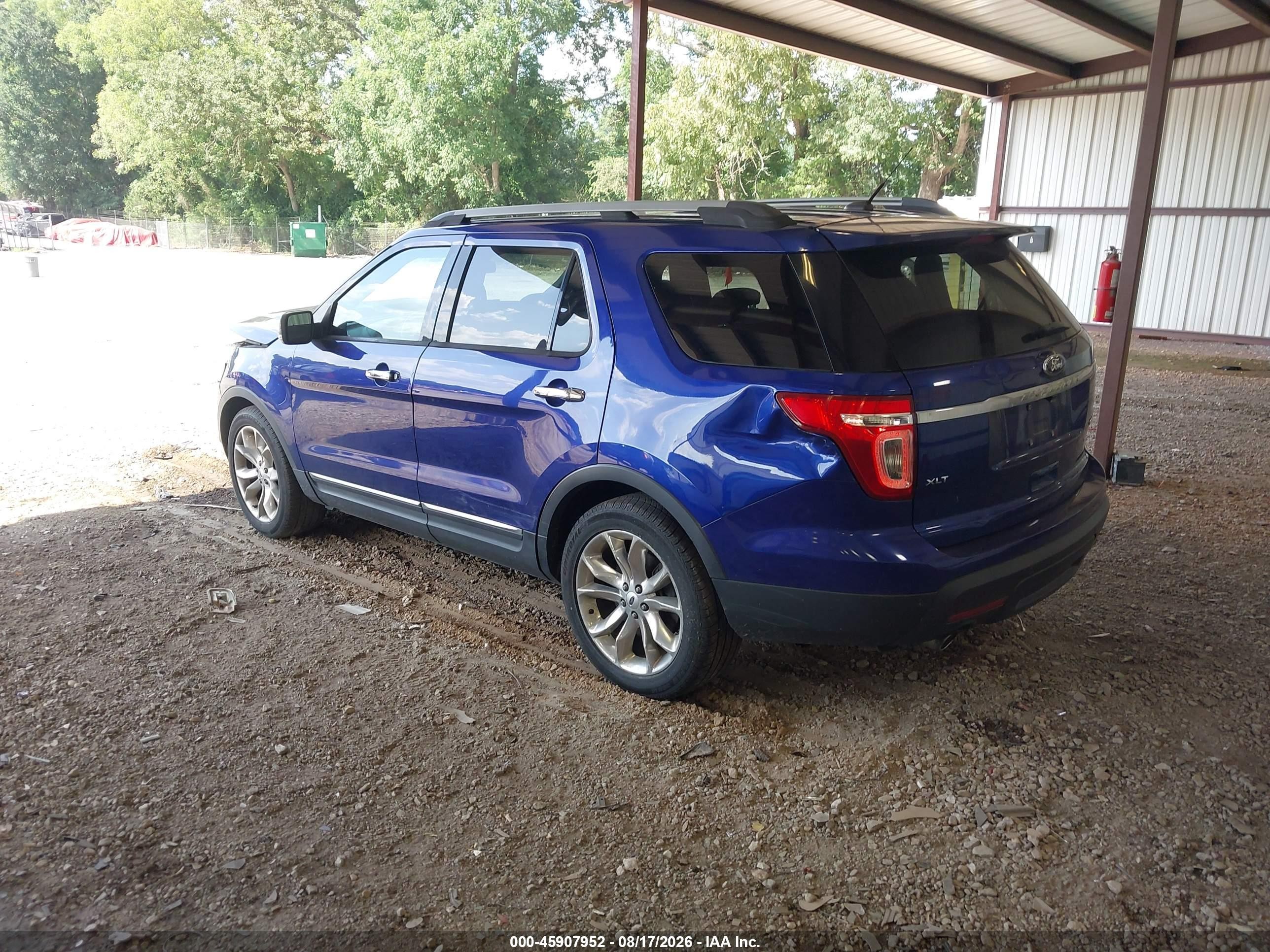 2014 Ford Explorer Xlt Blue vin: 1FM5K7D81EGA36931