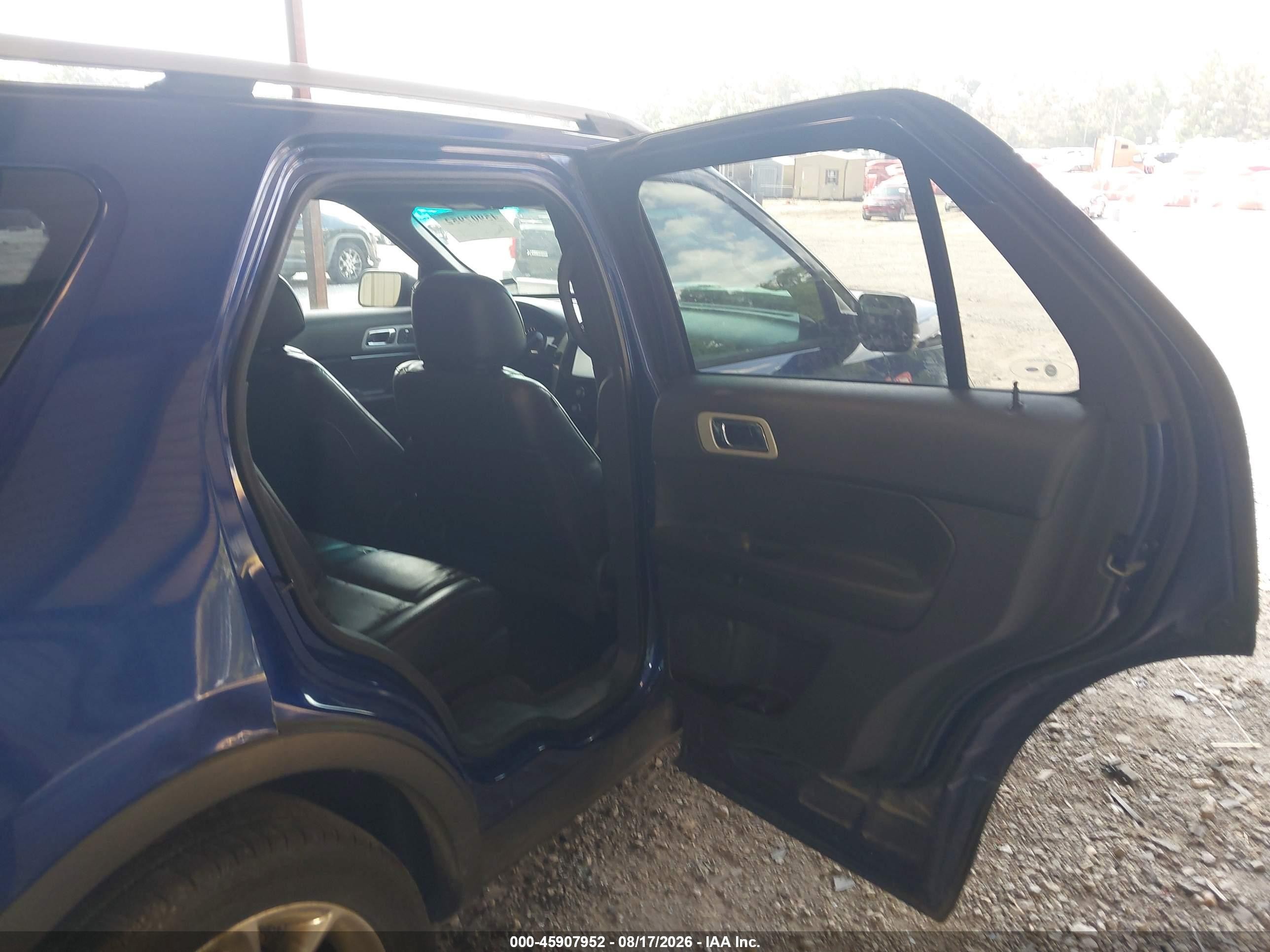 2014 Ford Explorer Xlt Blue vin: 1FM5K7D81EGA36931