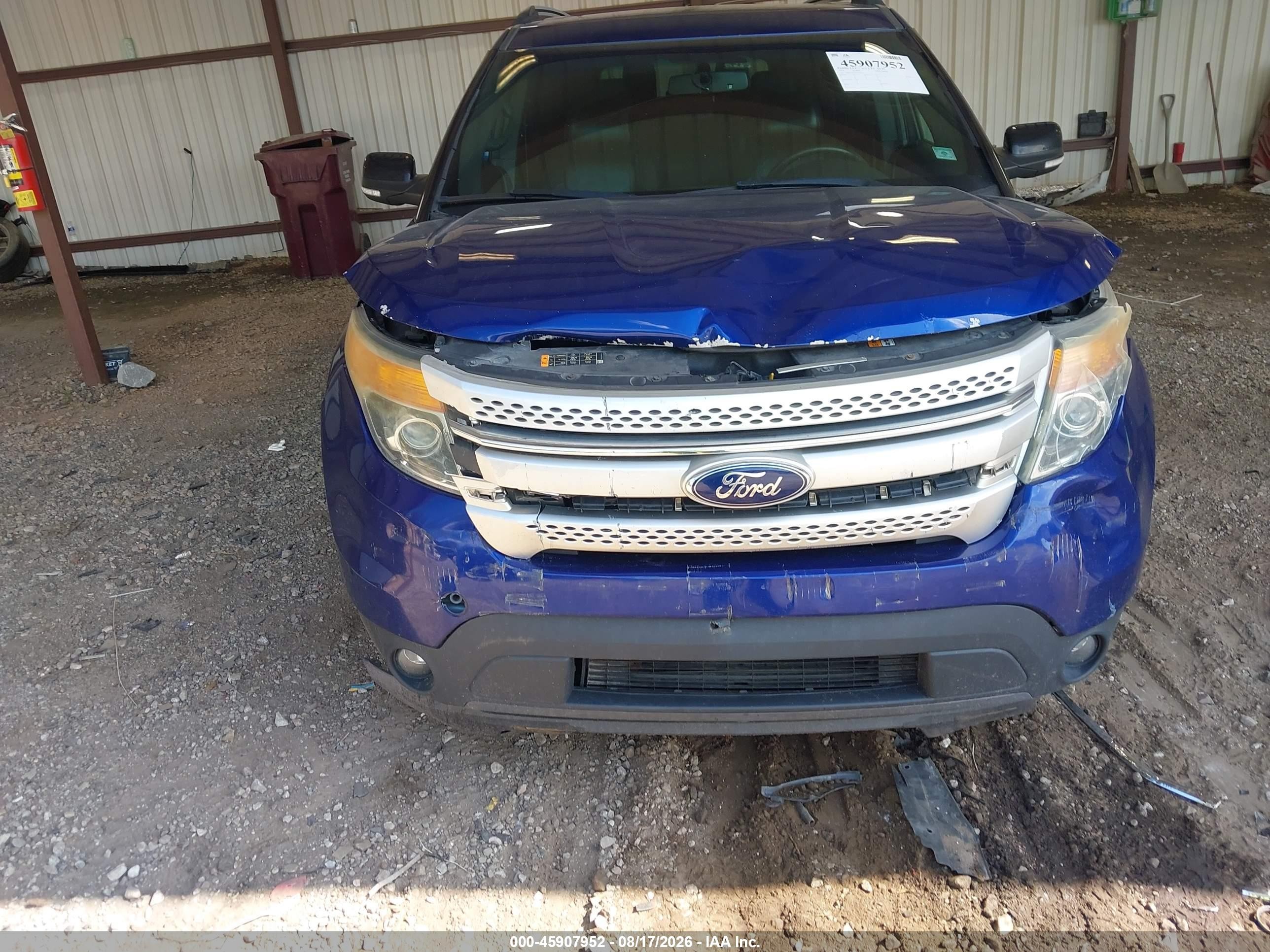 2014 Ford Explorer Xlt Blue vin: 1FM5K7D81EGA36931