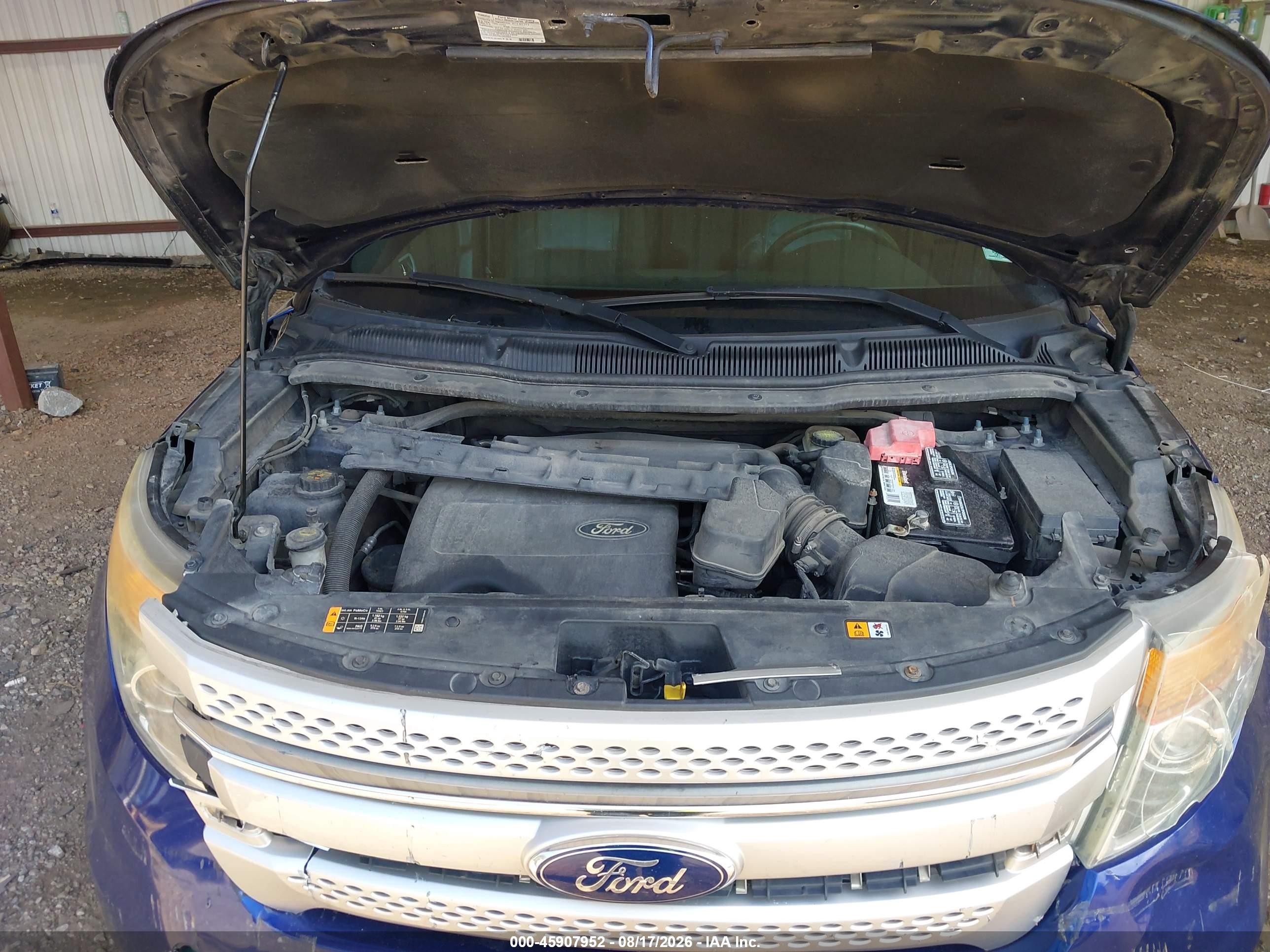 2014 Ford Explorer Xlt Blue vin: 1FM5K7D81EGA36931