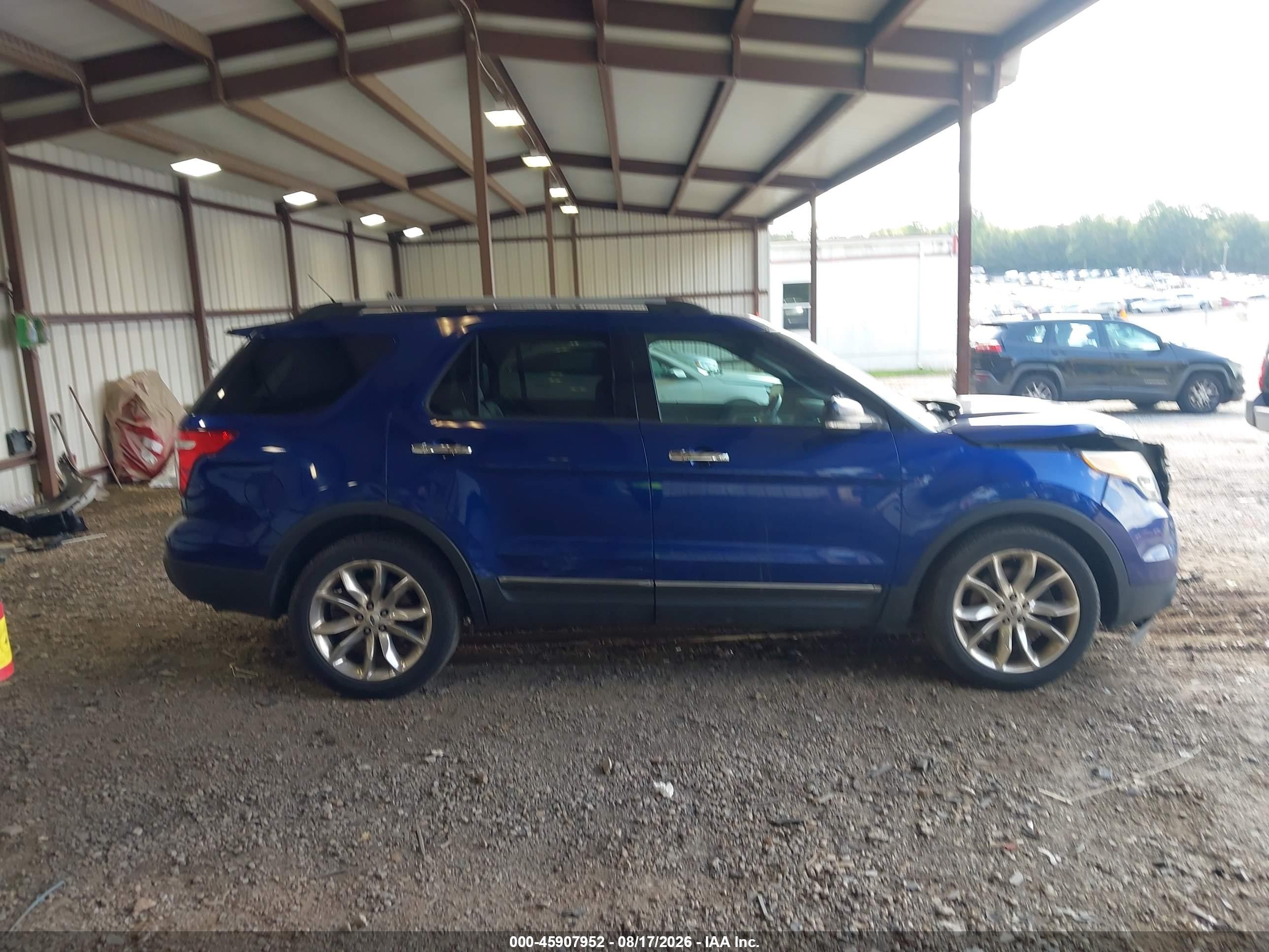 2014 Ford Explorer Xlt Blue vin: 1FM5K7D81EGA36931