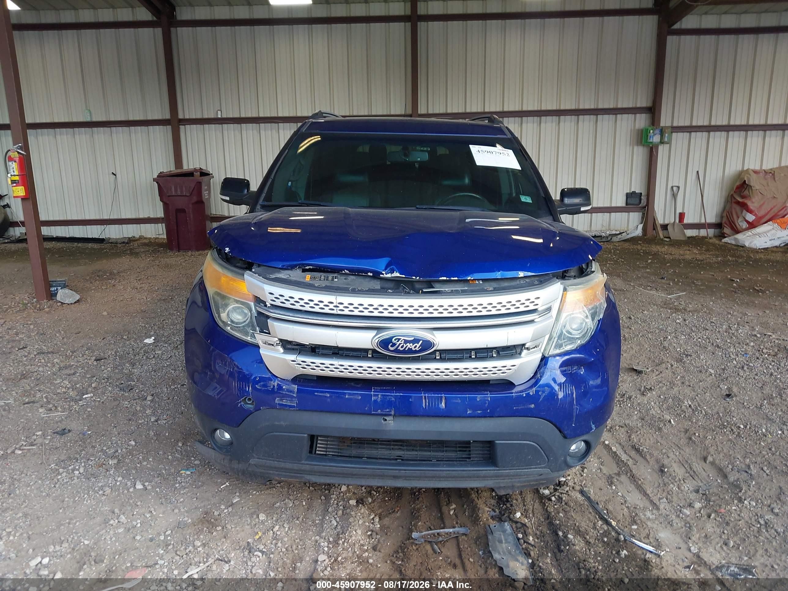 2014 Ford Explorer Xlt Blue vin: 1FM5K7D81EGA36931