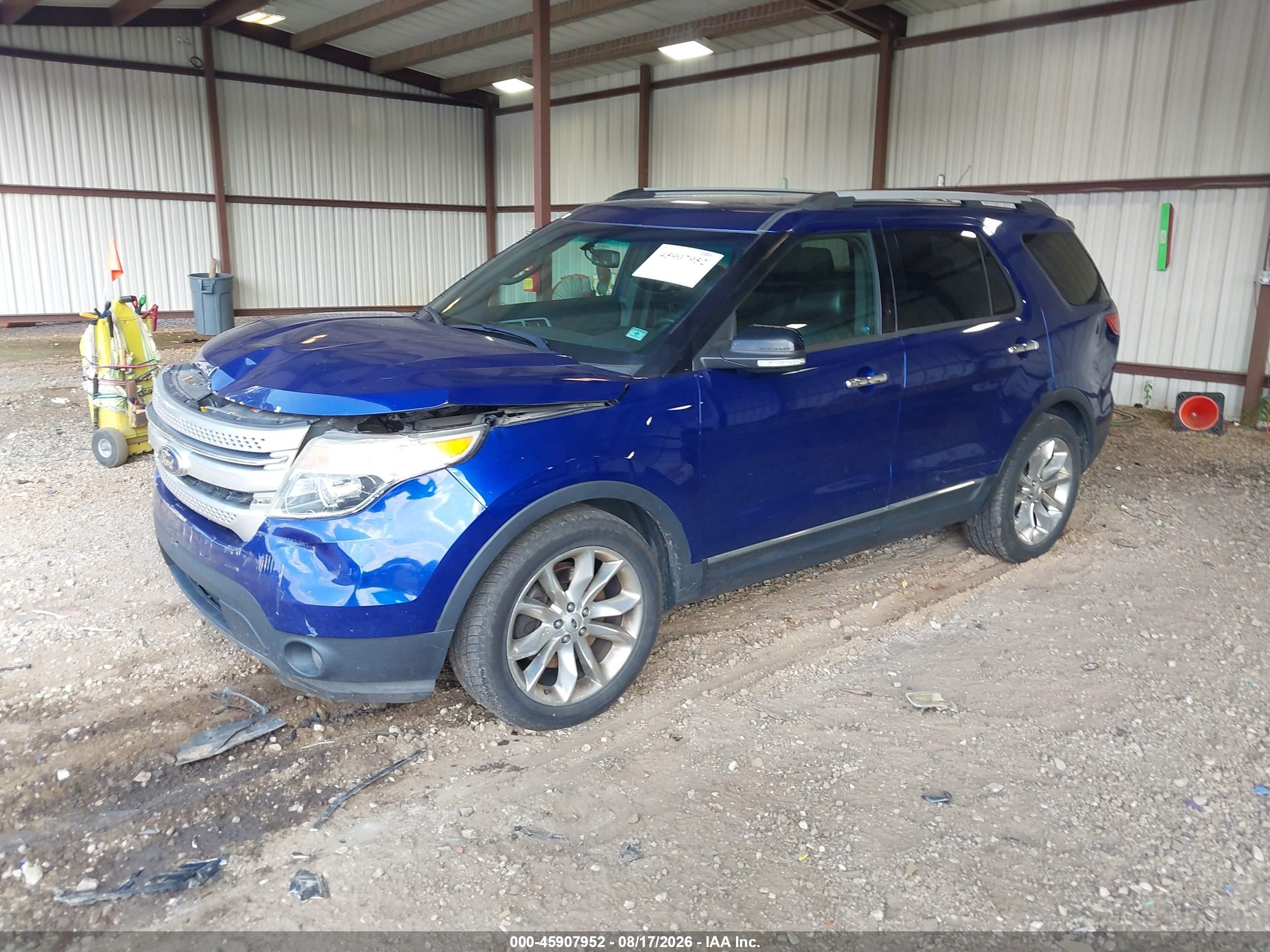 2014 Ford Explorer Xlt Blue vin: 1FM5K7D81EGA36931