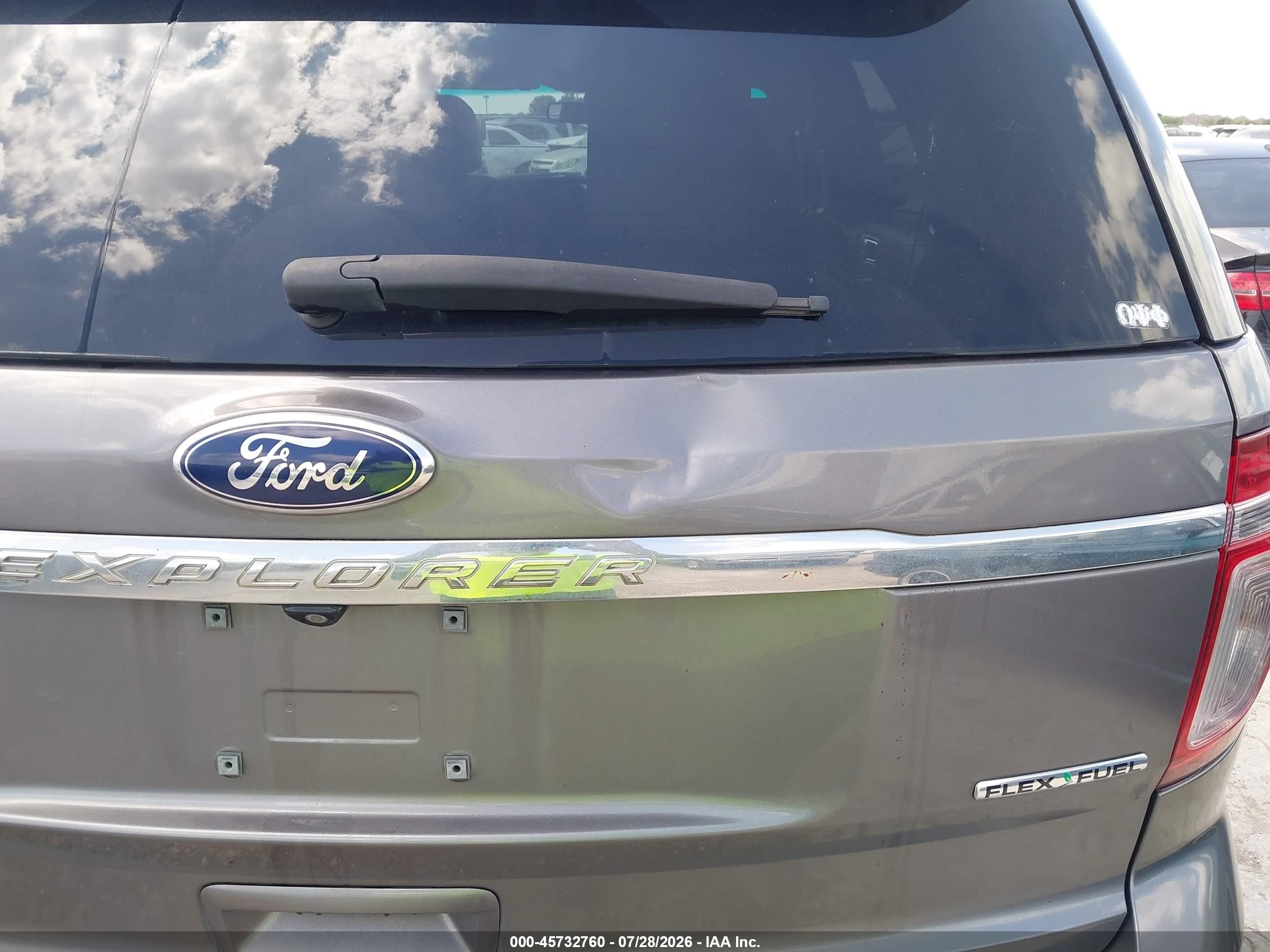 2014 Ford Explorer Xlt Gray vin: 1FM5K7D81EGA43121