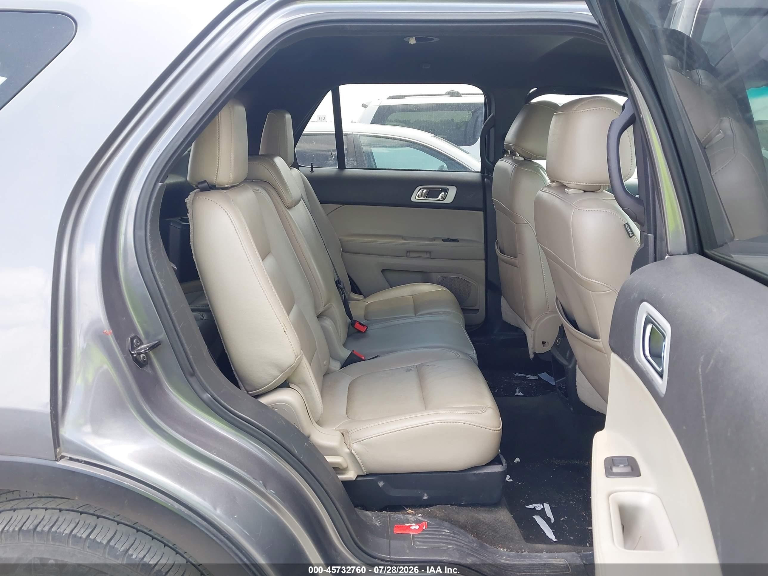 2014 Ford Explorer Xlt Gray vin: 1FM5K7D81EGA43121
