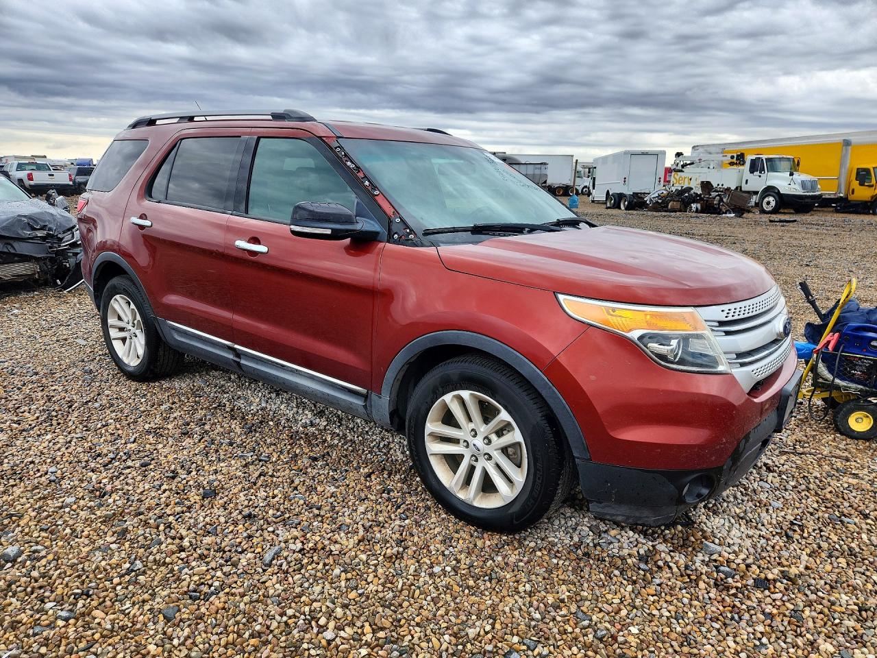 2014 Ford Explorer Xlt Maroon vin: 1FM5K7D81EGA85627