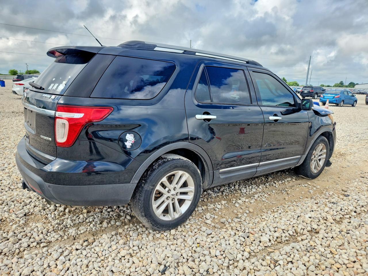 2014 Ford Explorer Xlt Черный vin: 1FM5K7D81EGA89208
