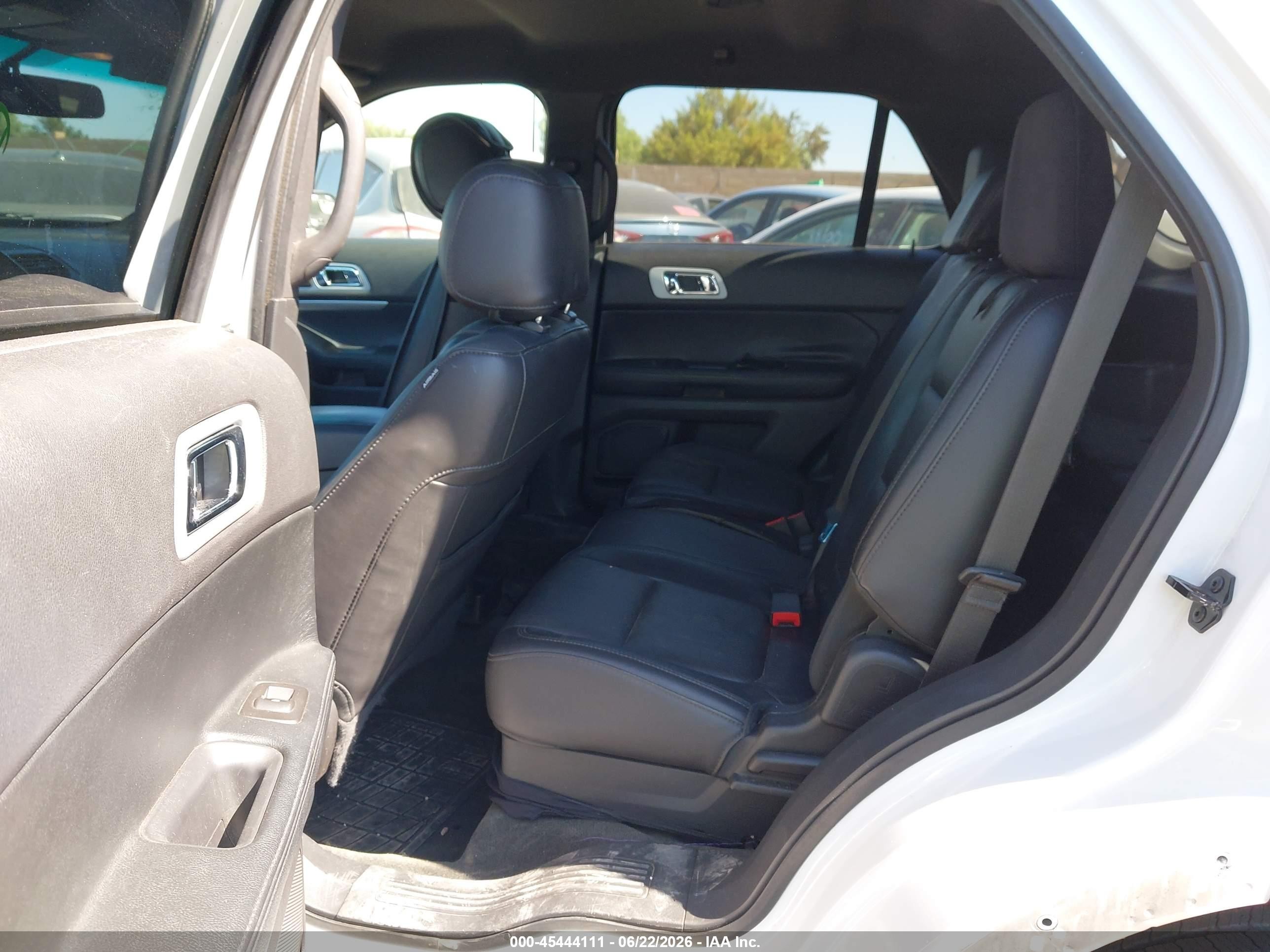 2014 Ford Explorer Xlt White vin: 1FM5K7D81EGC13199