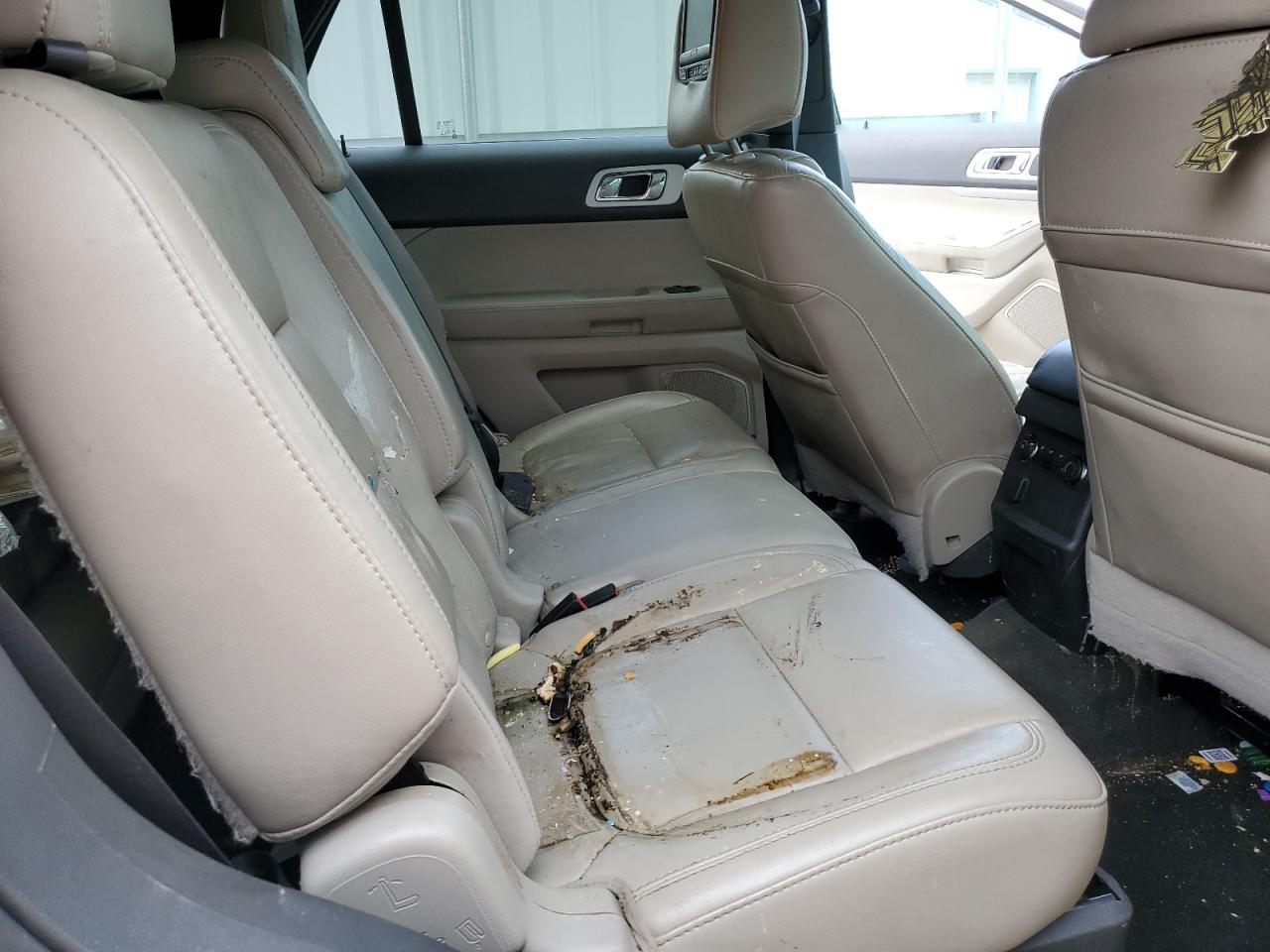 2014 Ford Explorer Xlt White vin: 1FM5K7D81EGC22274