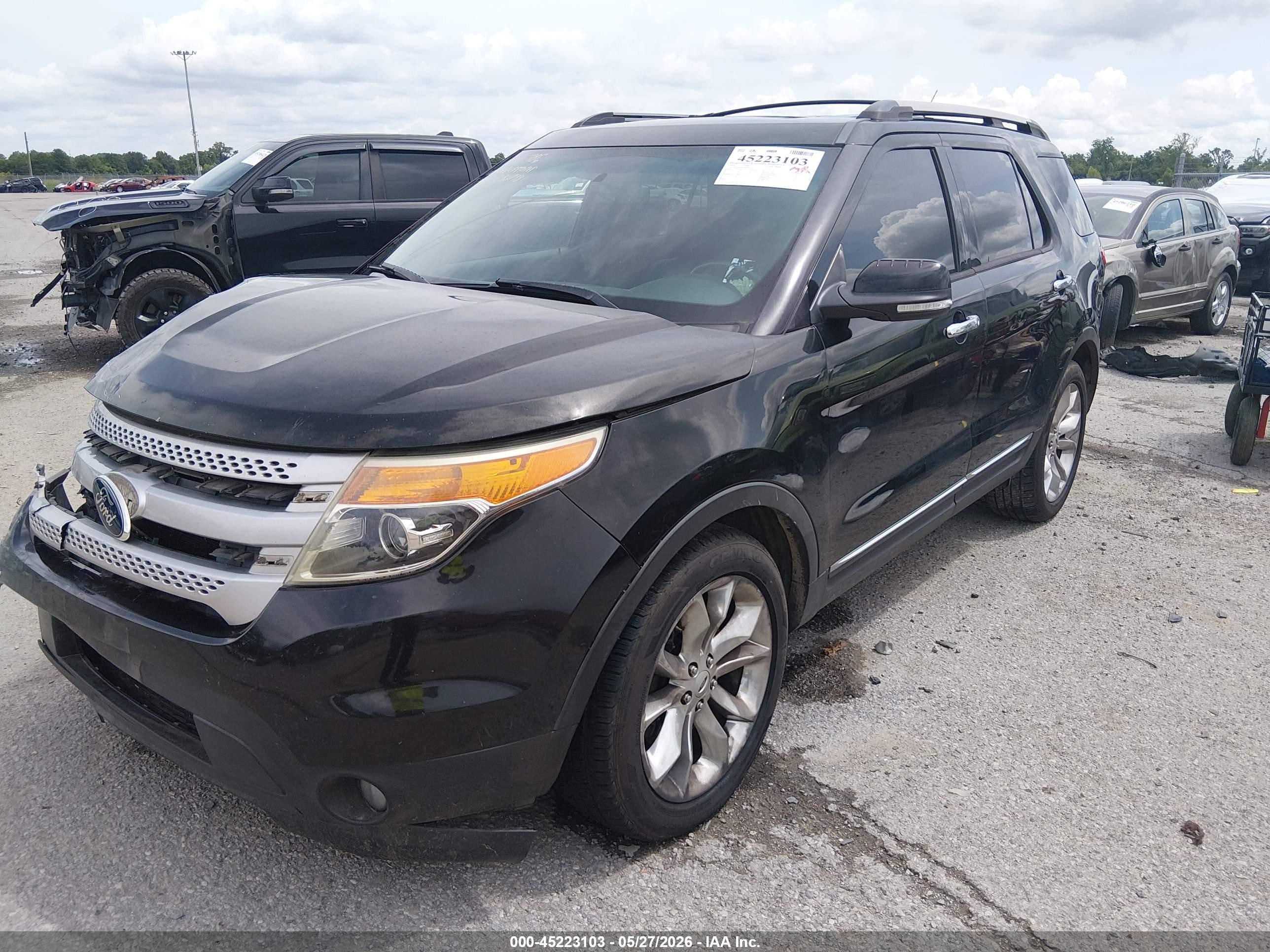 2014 Ford Explorer Xlt Black vin: 1FM5K7D81EGC32738