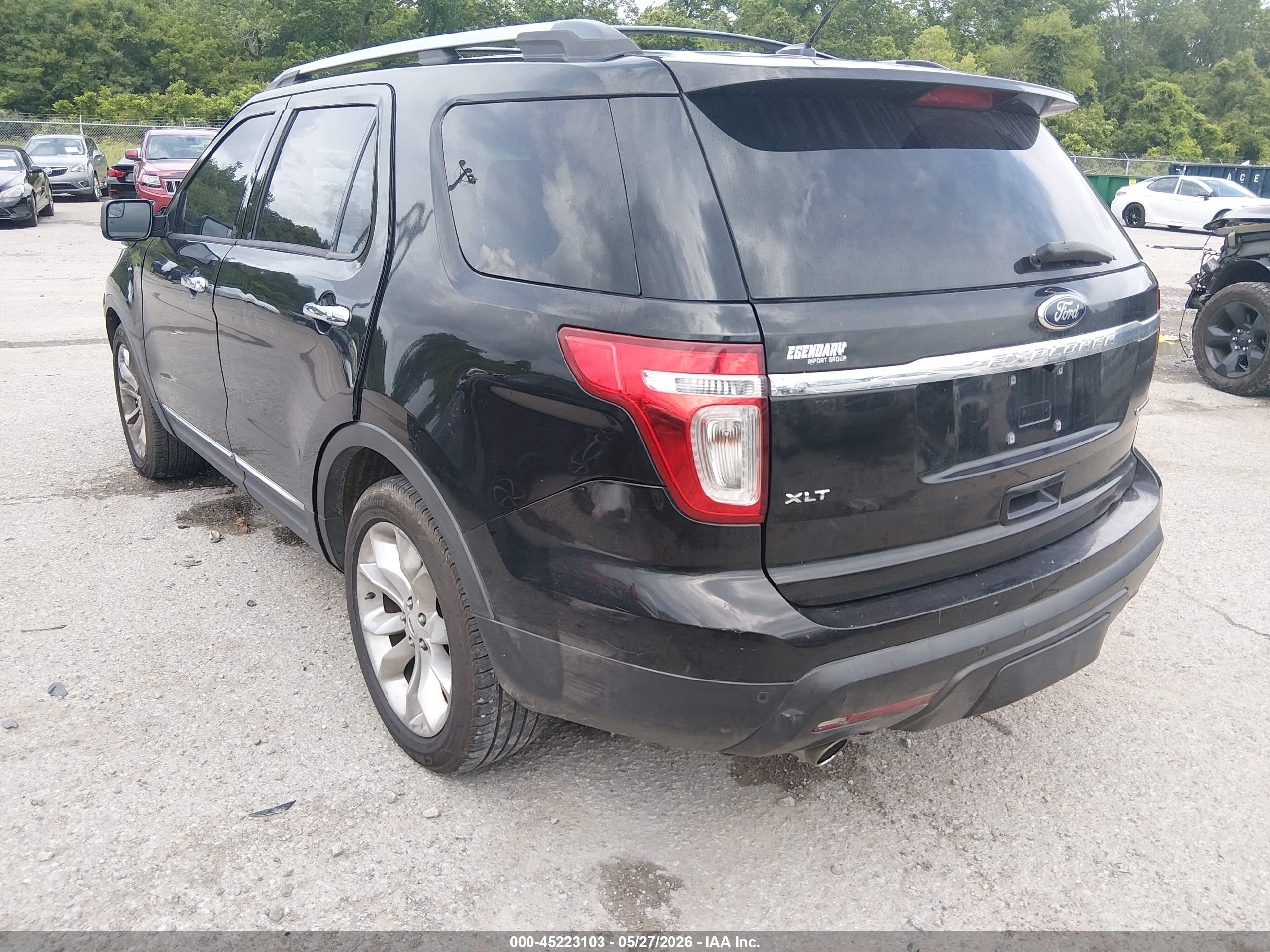 2014 Ford Explorer Xlt Black vin: 1FM5K7D81EGC32738