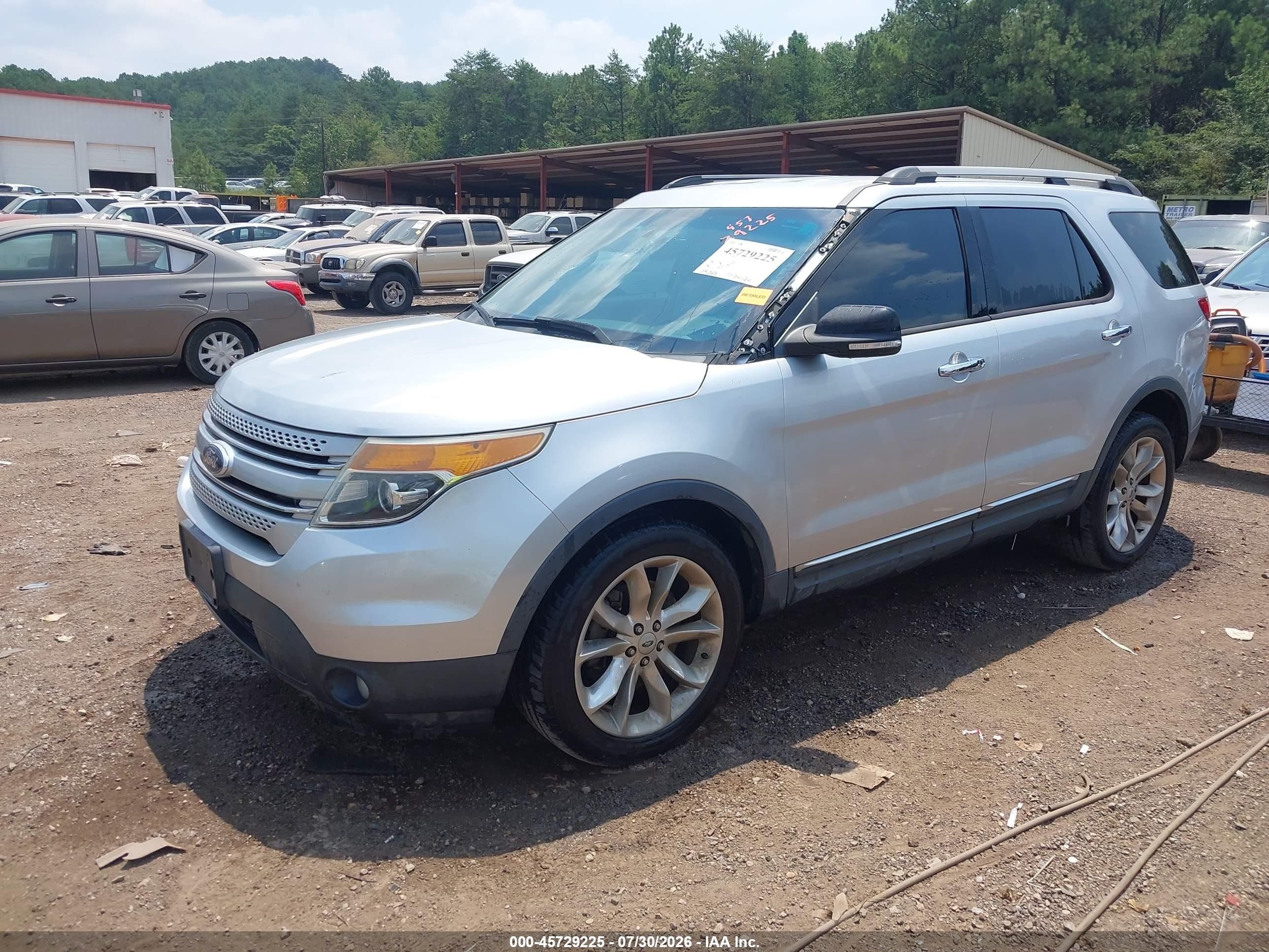 2014 Ford Explorer Xlt Gray vin: 1FM5K7D81EGC36479