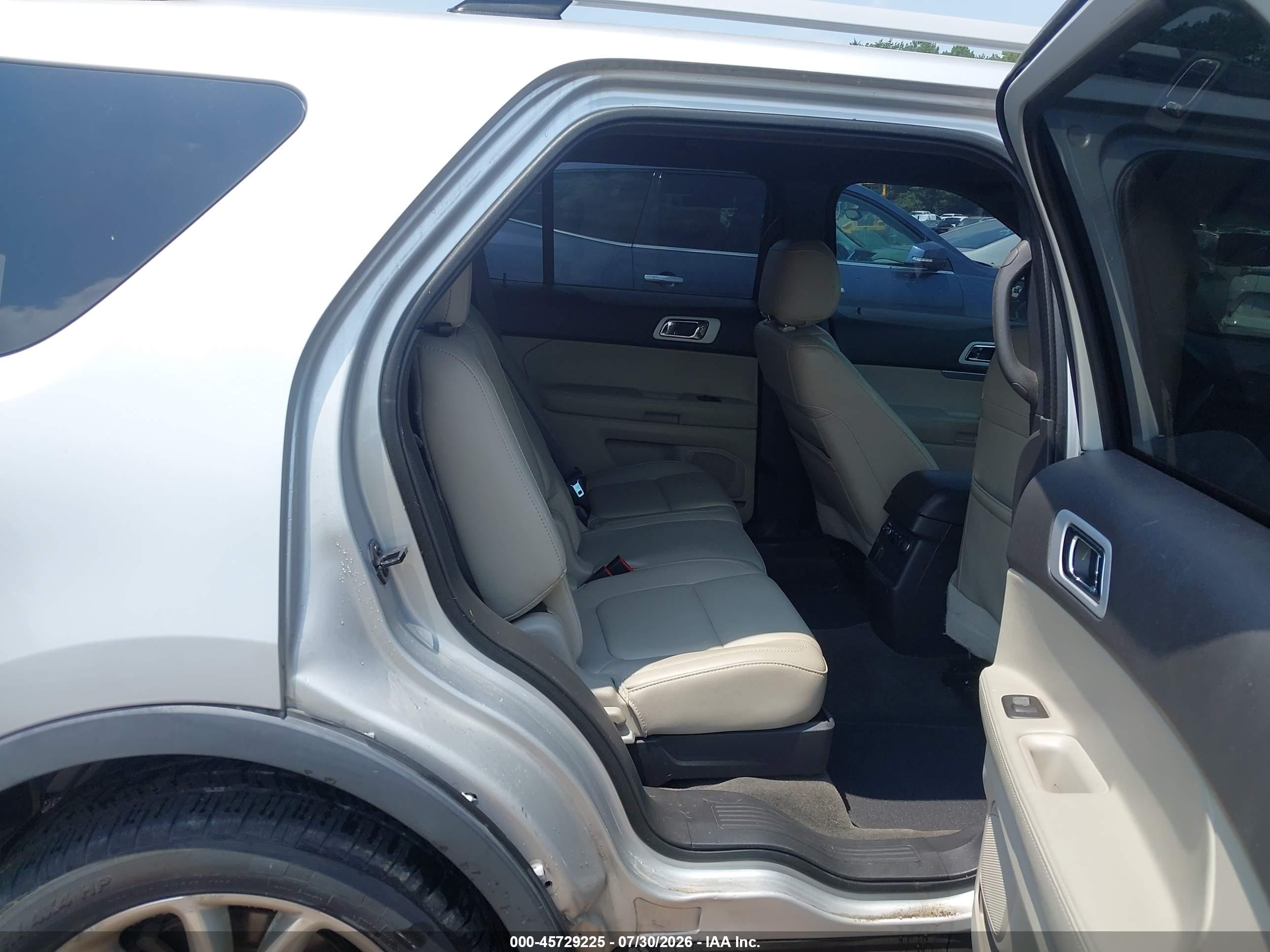2014 Ford Explorer Xlt Gray vin: 1FM5K7D81EGC36479