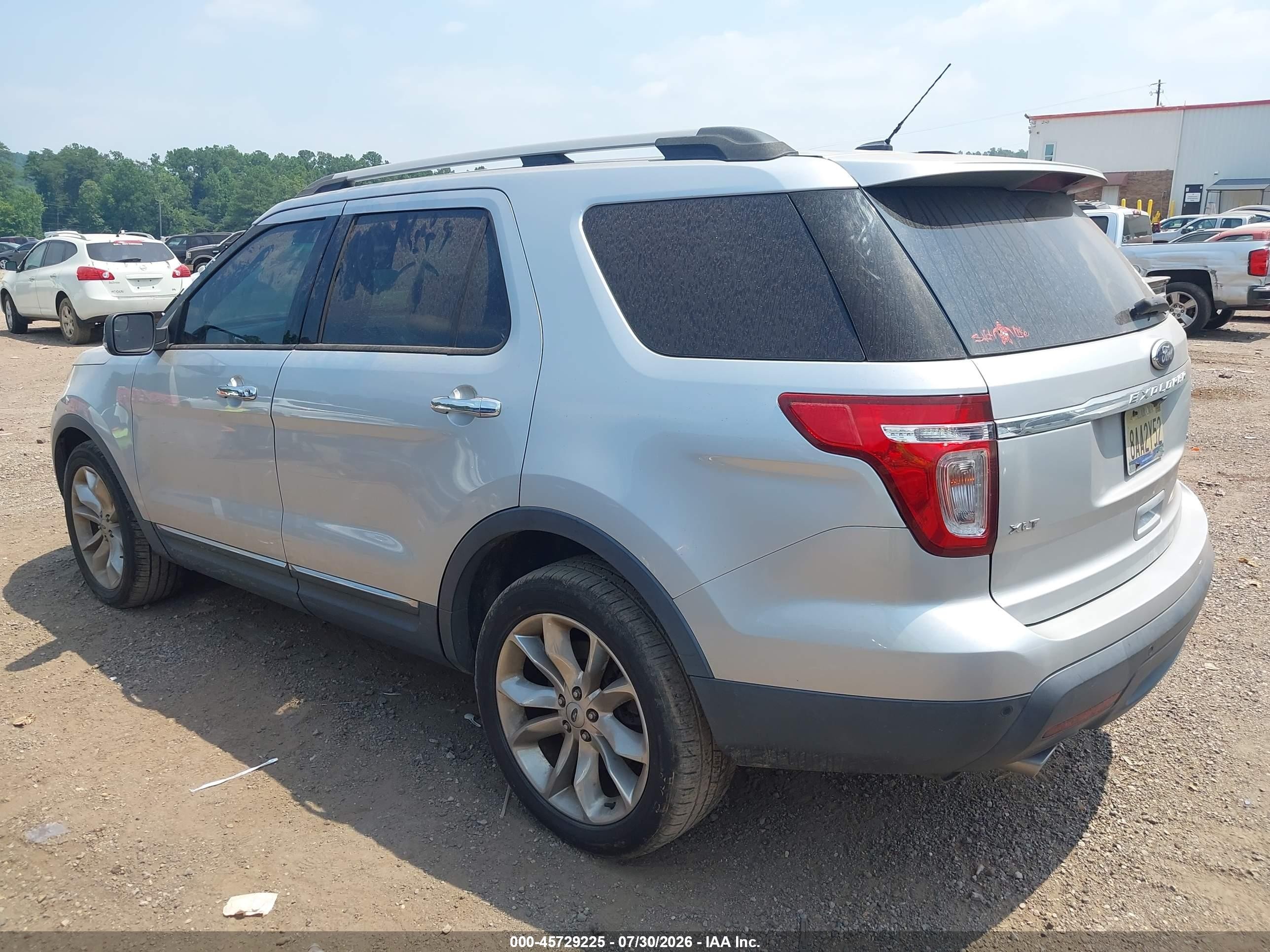 2014 Ford Explorer Xlt Gray vin: 1FM5K7D81EGC36479