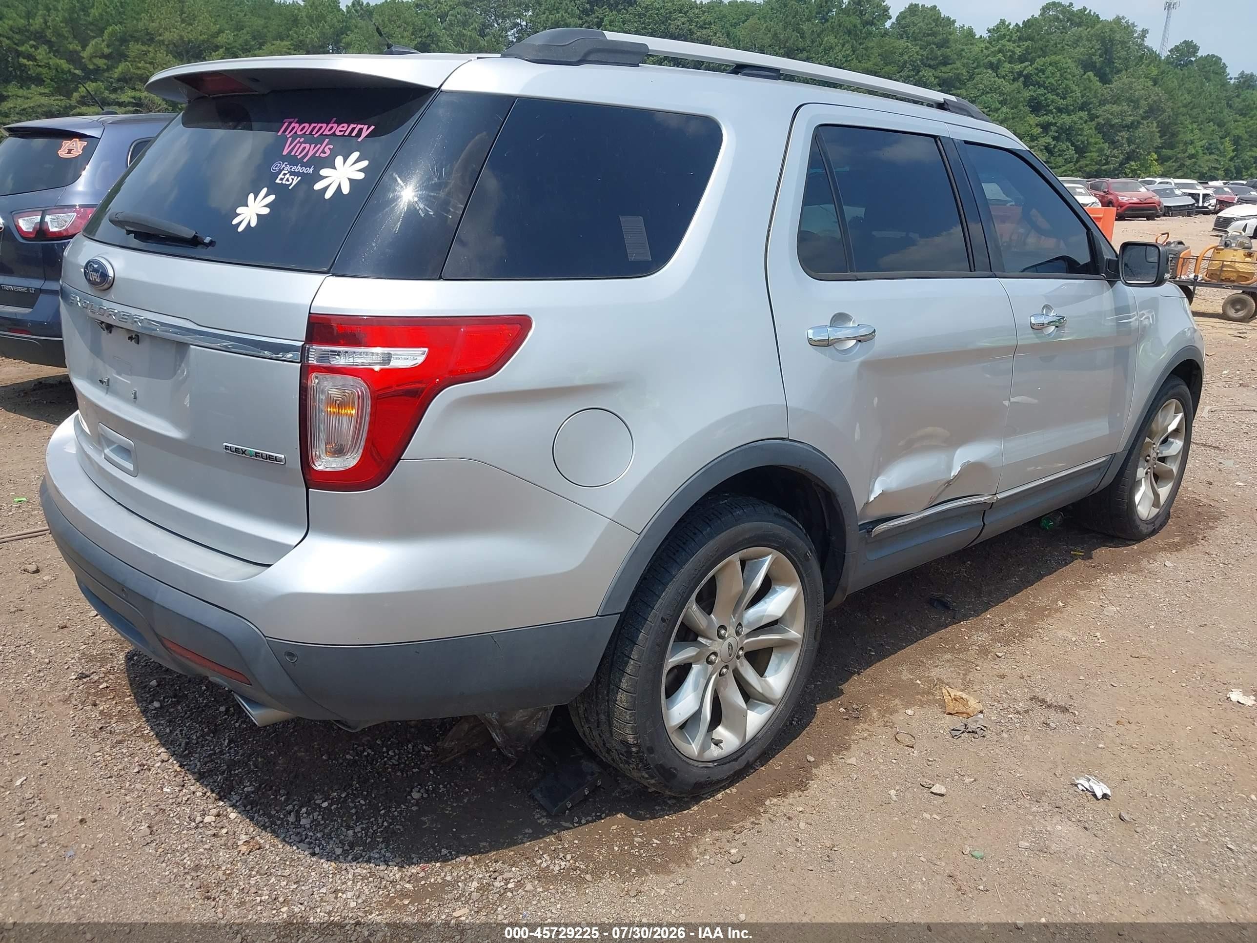 2014 Ford Explorer Xlt Gray vin: 1FM5K7D81EGC36479