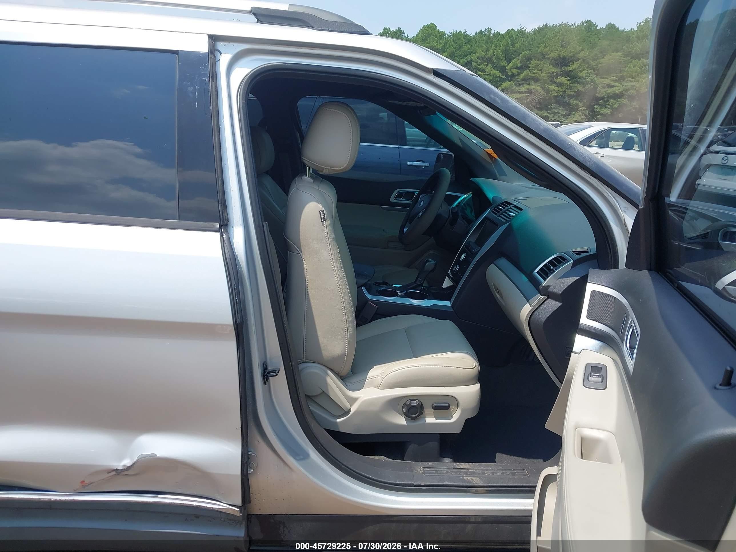2014 Ford Explorer Xlt Gray vin: 1FM5K7D81EGC36479