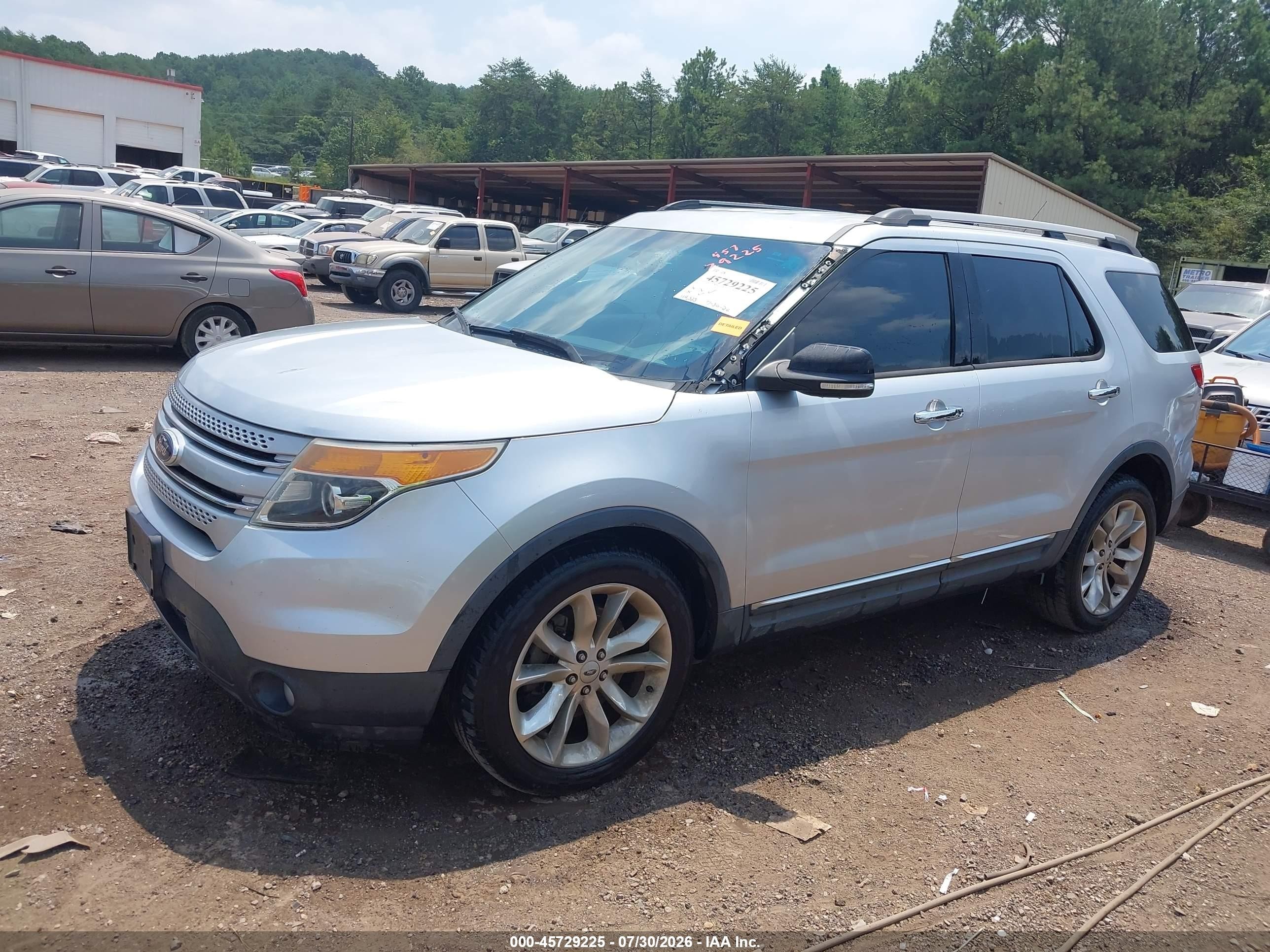 2014 Ford Explorer Xlt Gray vin: 1FM5K7D81EGC36479