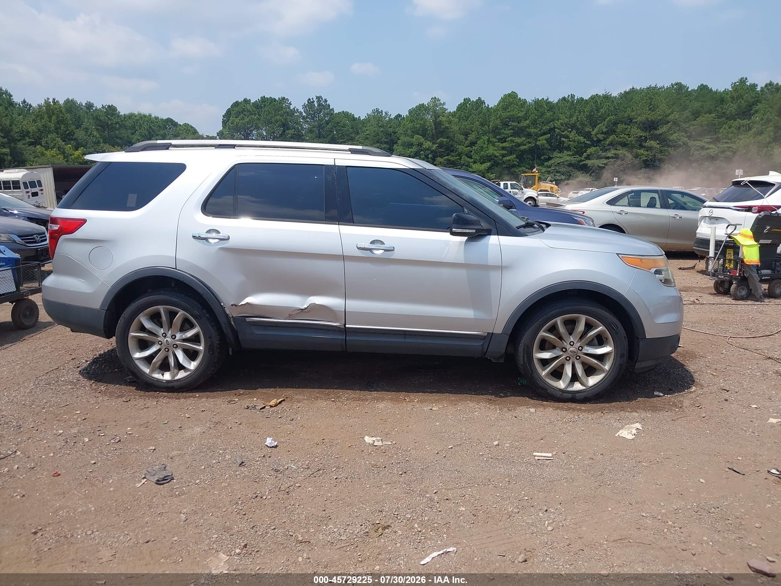 2014 Ford Explorer Xlt Gray vin: 1FM5K7D81EGC36479