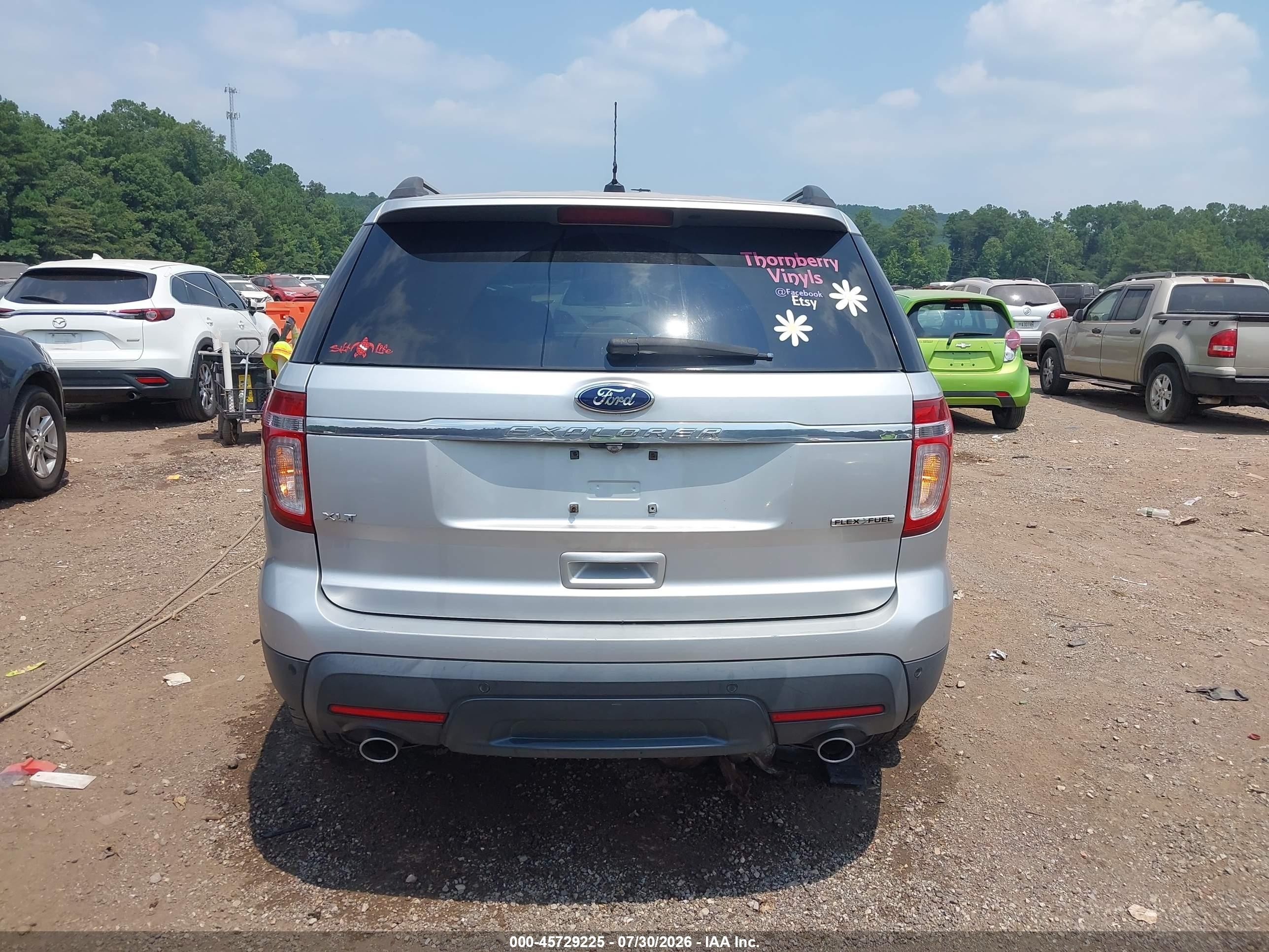2014 Ford Explorer Xlt Gray vin: 1FM5K7D81EGC36479