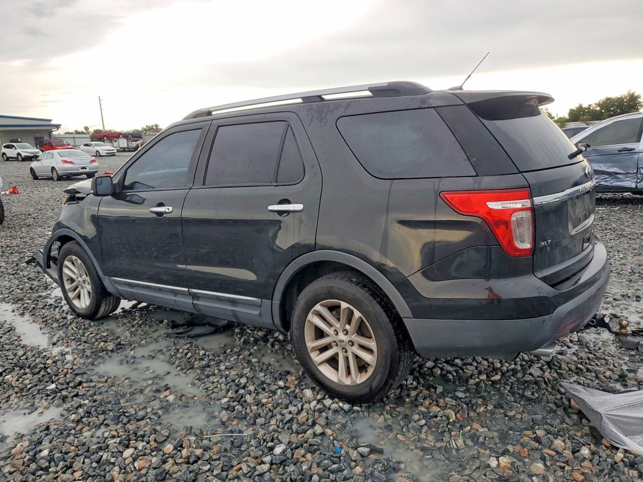 2014 Ford Explorer Xlt Черный vin: 1FM5K7D81EGC55257