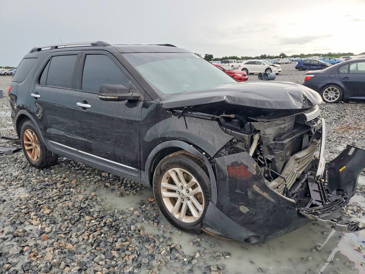 2014 Ford Explorer Xlt Черный vin: 1FM5K7D81EGC55257