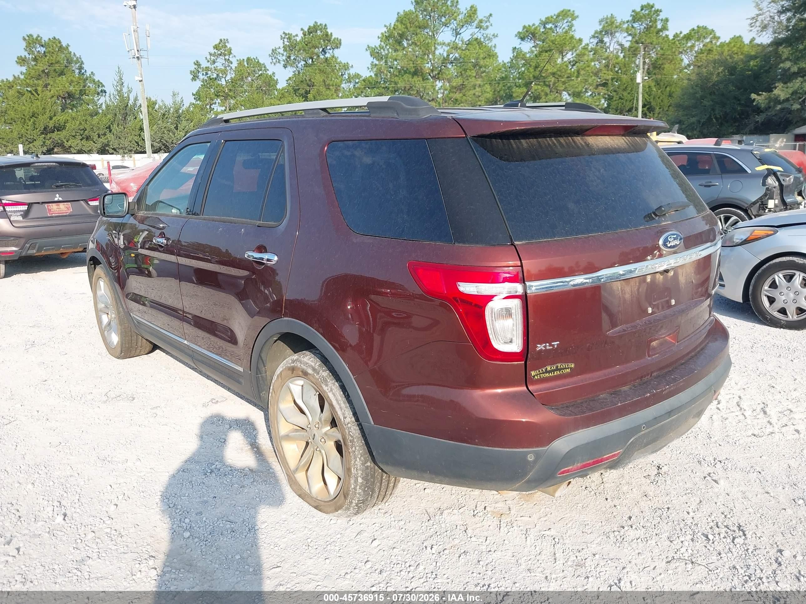 2015 Ford Explorer Xlt Dark Brown vin: 1FM5K7D81FGA13621