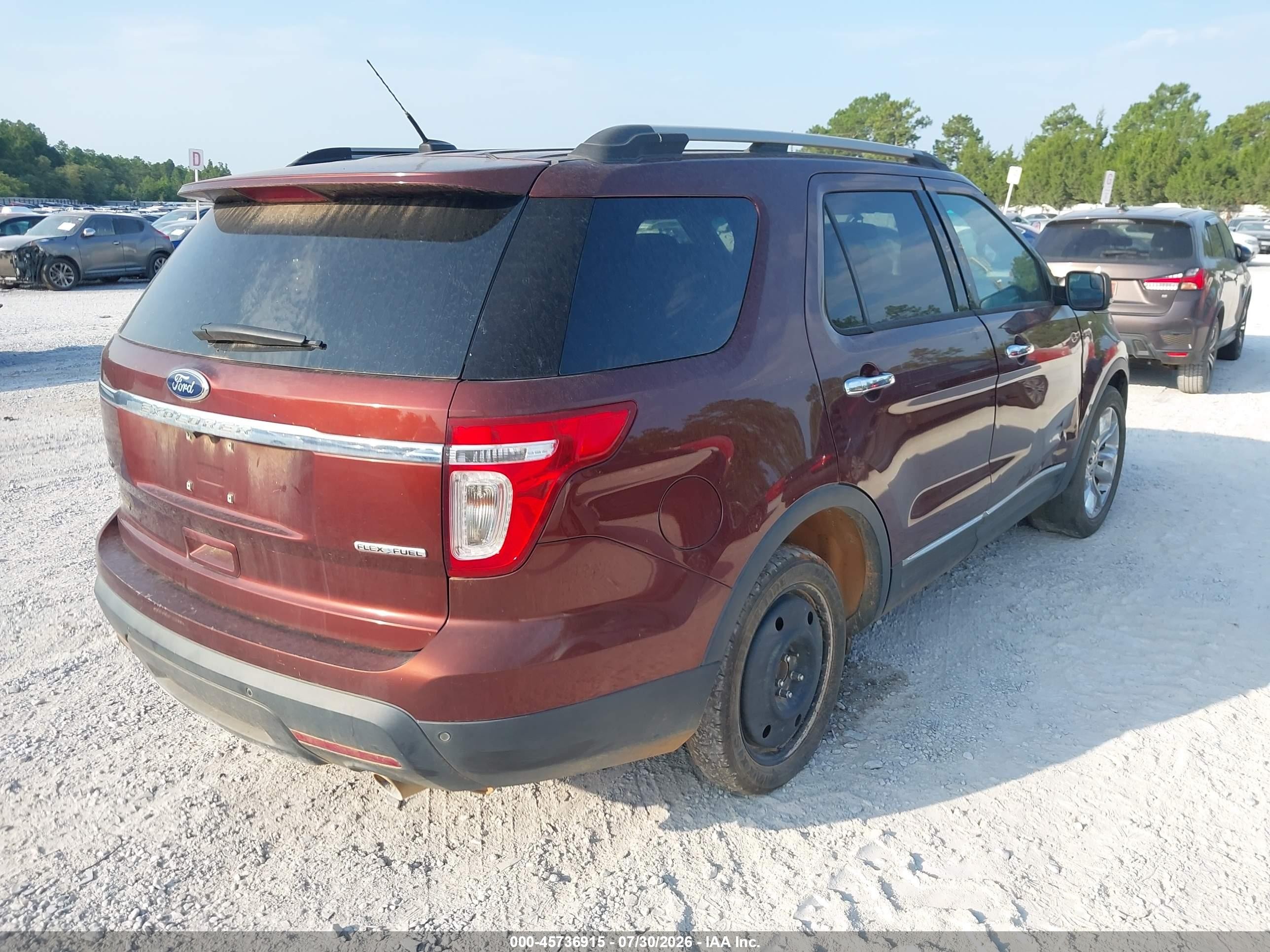 2015 Ford Explorer Xlt Dark Brown vin: 1FM5K7D81FGA13621
