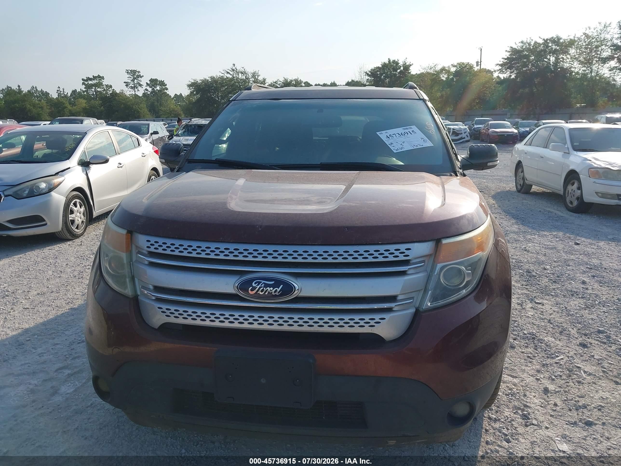 2015 Ford Explorer Xlt Dark Brown vin: 1FM5K7D81FGA13621