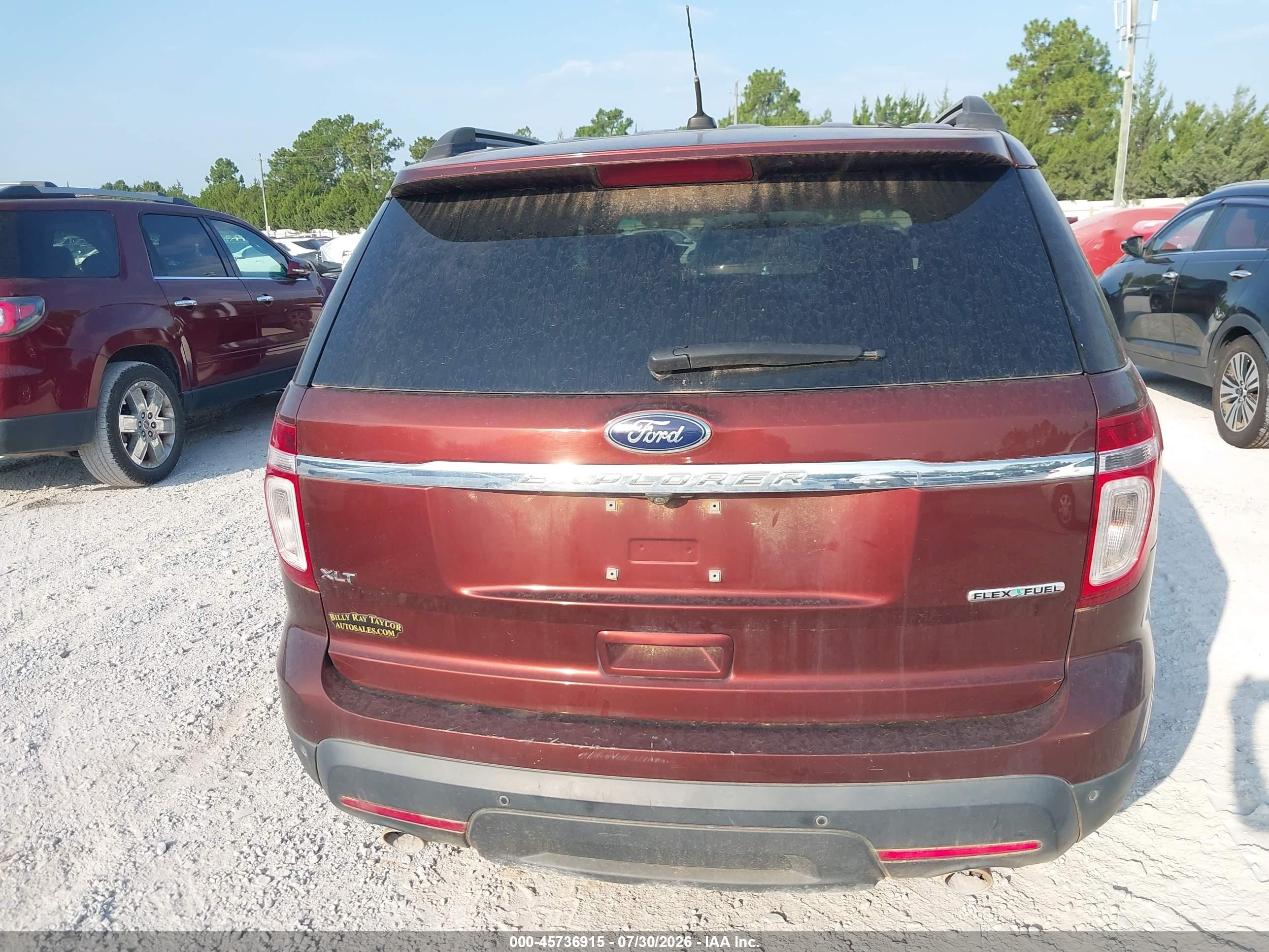 2015 Ford Explorer Xlt Dark Brown vin: 1FM5K7D81FGA13621