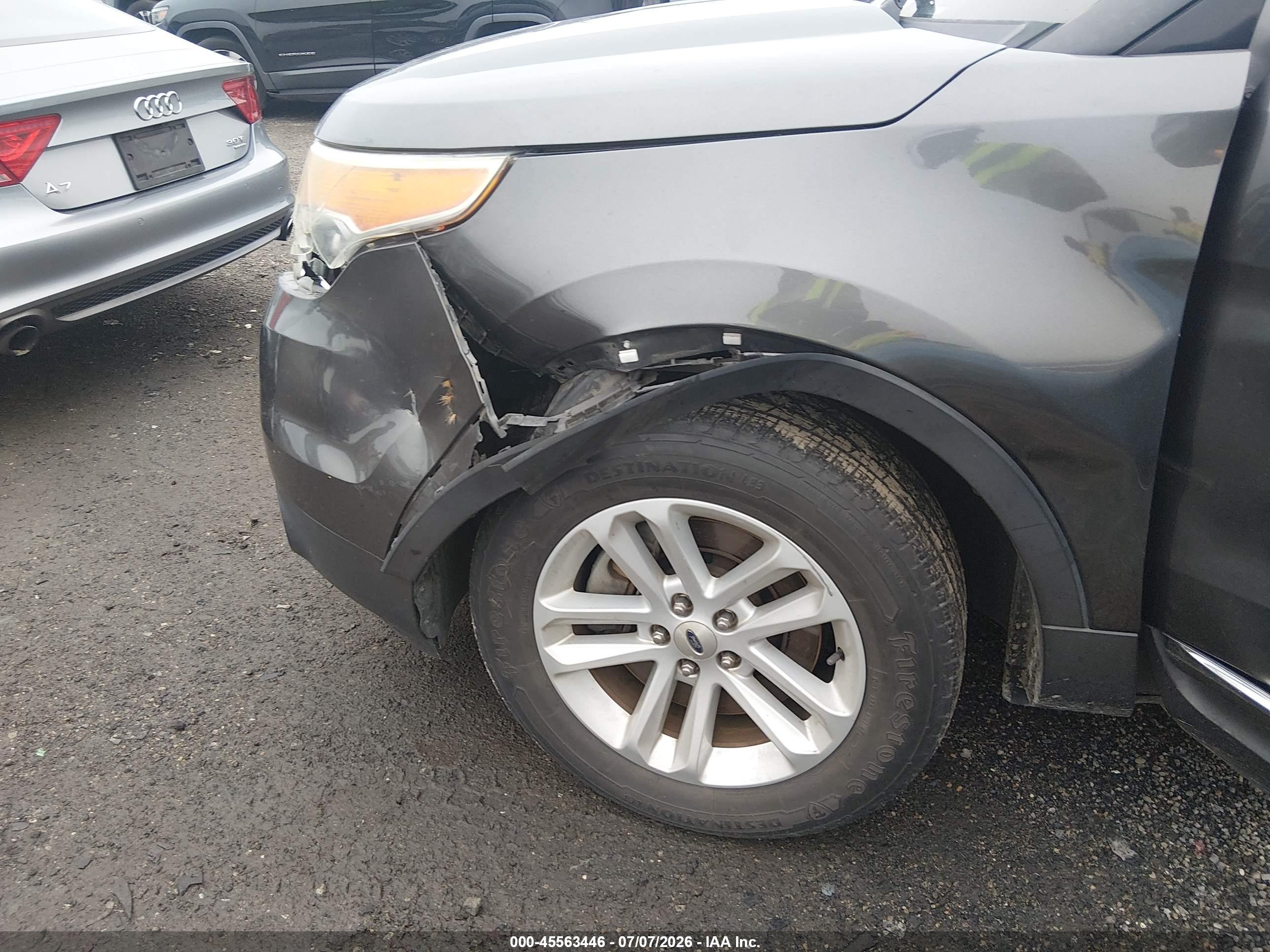 2015 Ford Explorer Xlt Серый vin: 1FM5K7D81FGA52094