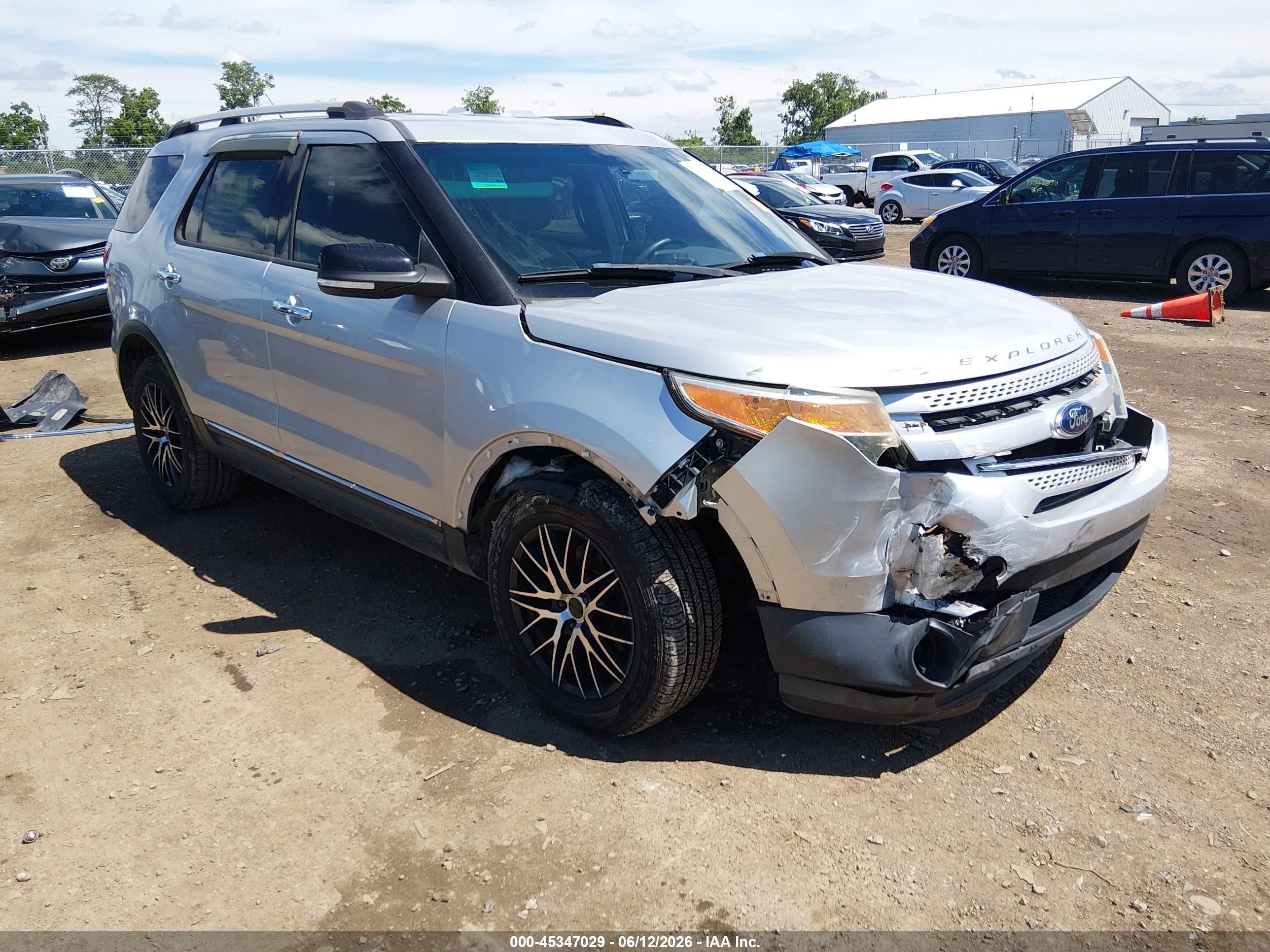 2015 Ford Explorer Xlt Gray vin: 1FM5K7D81FGA95656