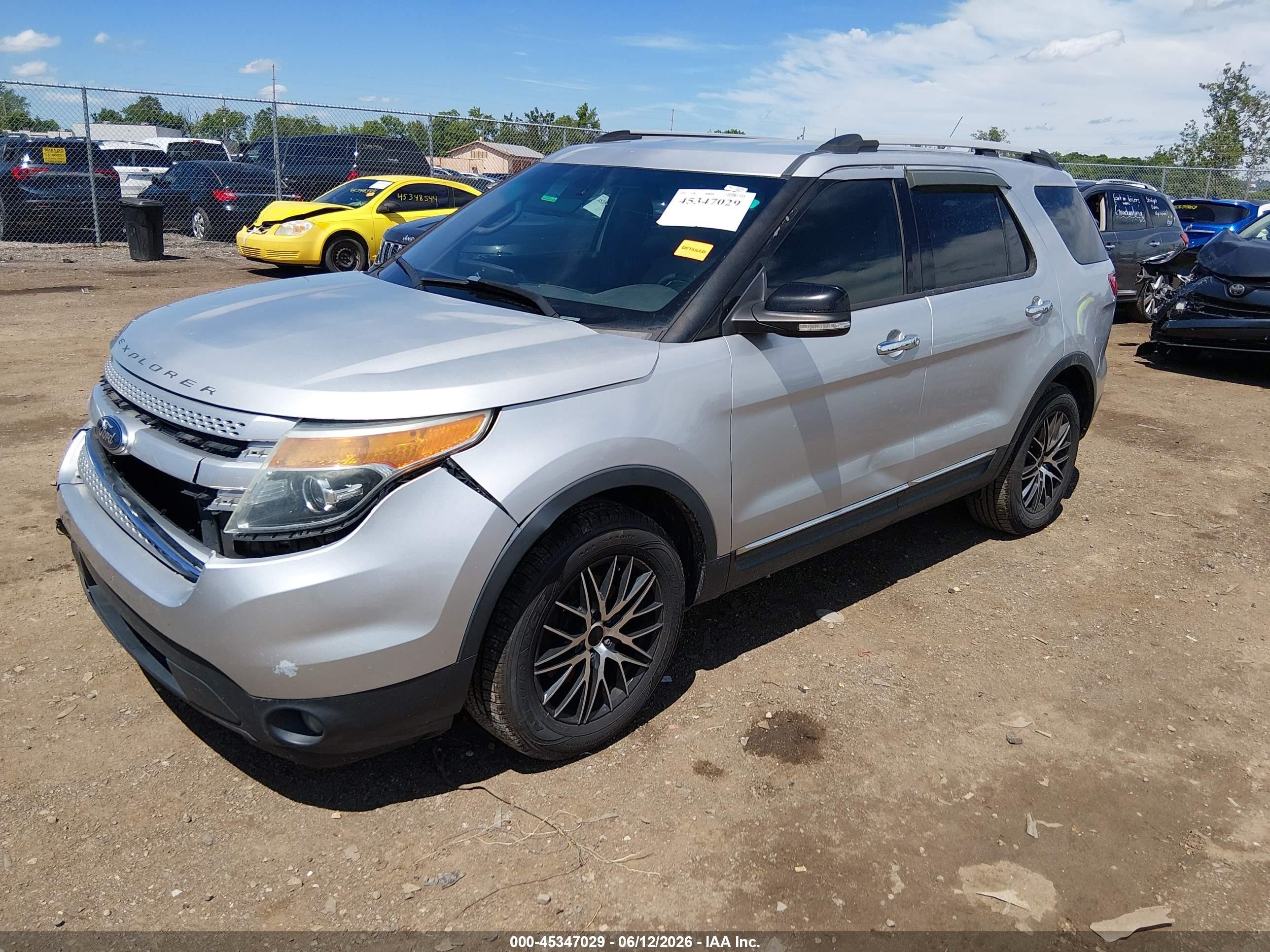 2015 Ford Explorer Xlt Gray vin: 1FM5K7D81FGA95656