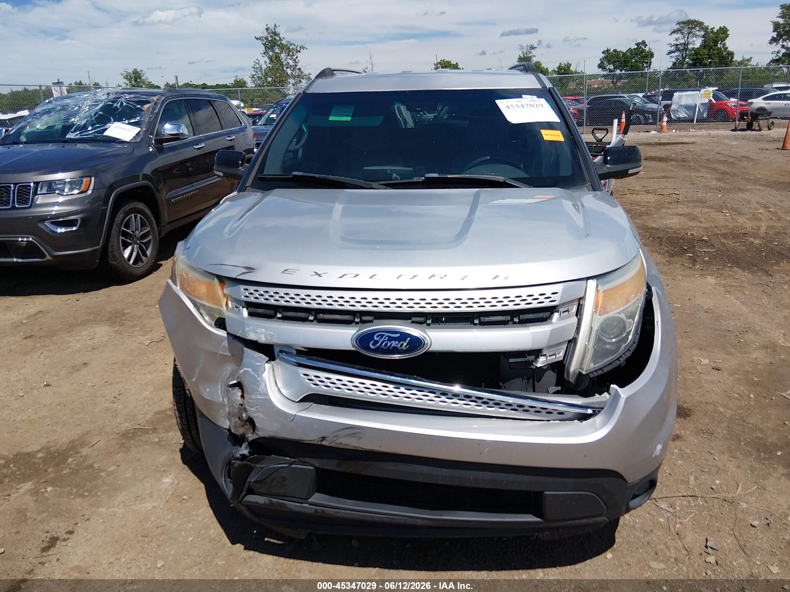 2015 Ford Explorer Xlt Gray vin: 1FM5K7D81FGA95656