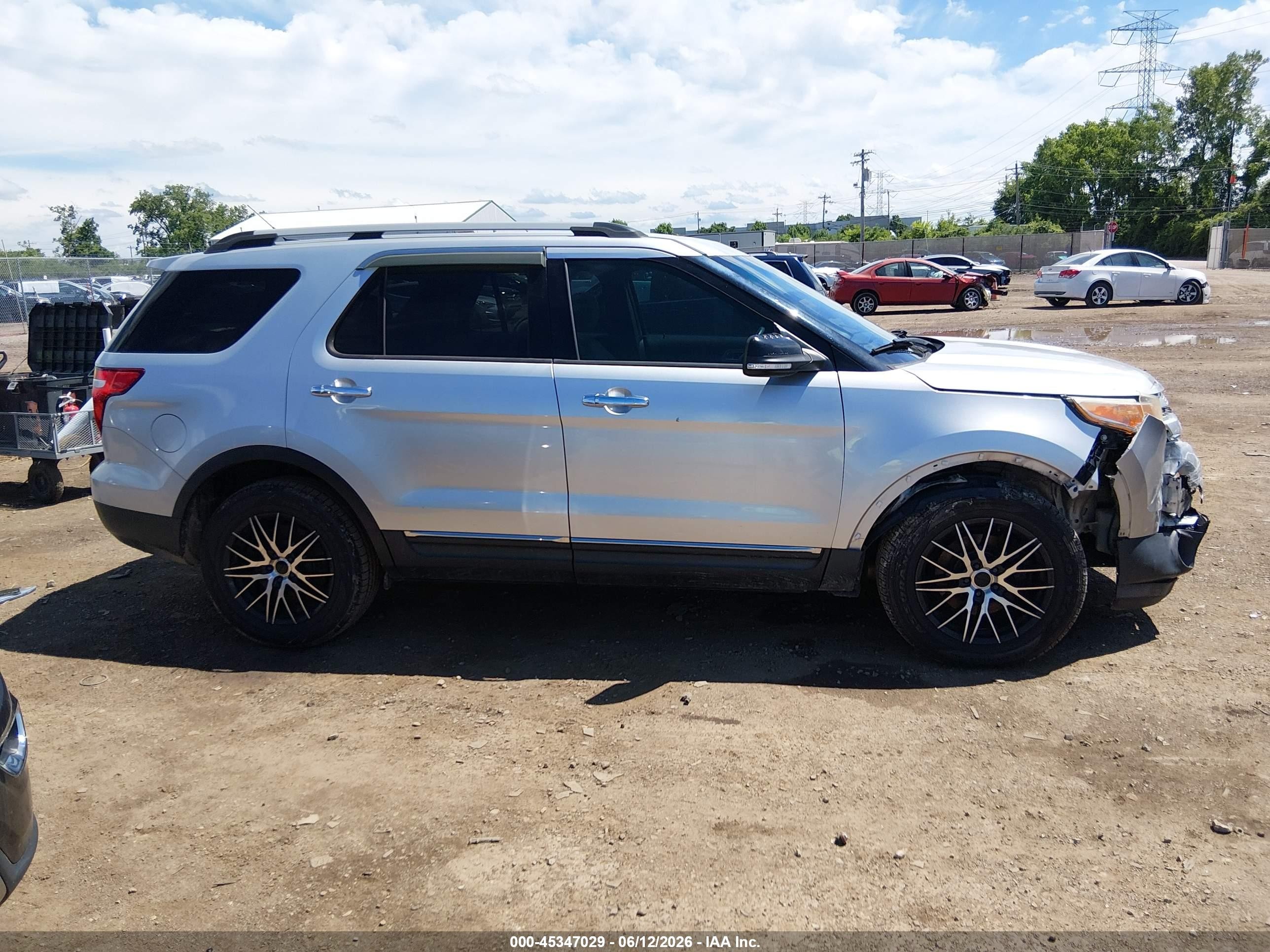 2015 Ford Explorer Xlt Gray vin: 1FM5K7D81FGA95656