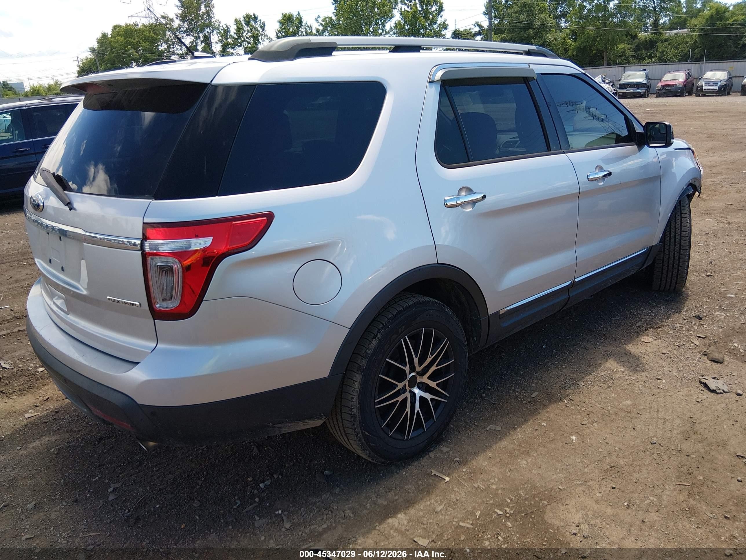2015 Ford Explorer Xlt Gray vin: 1FM5K7D81FGA95656