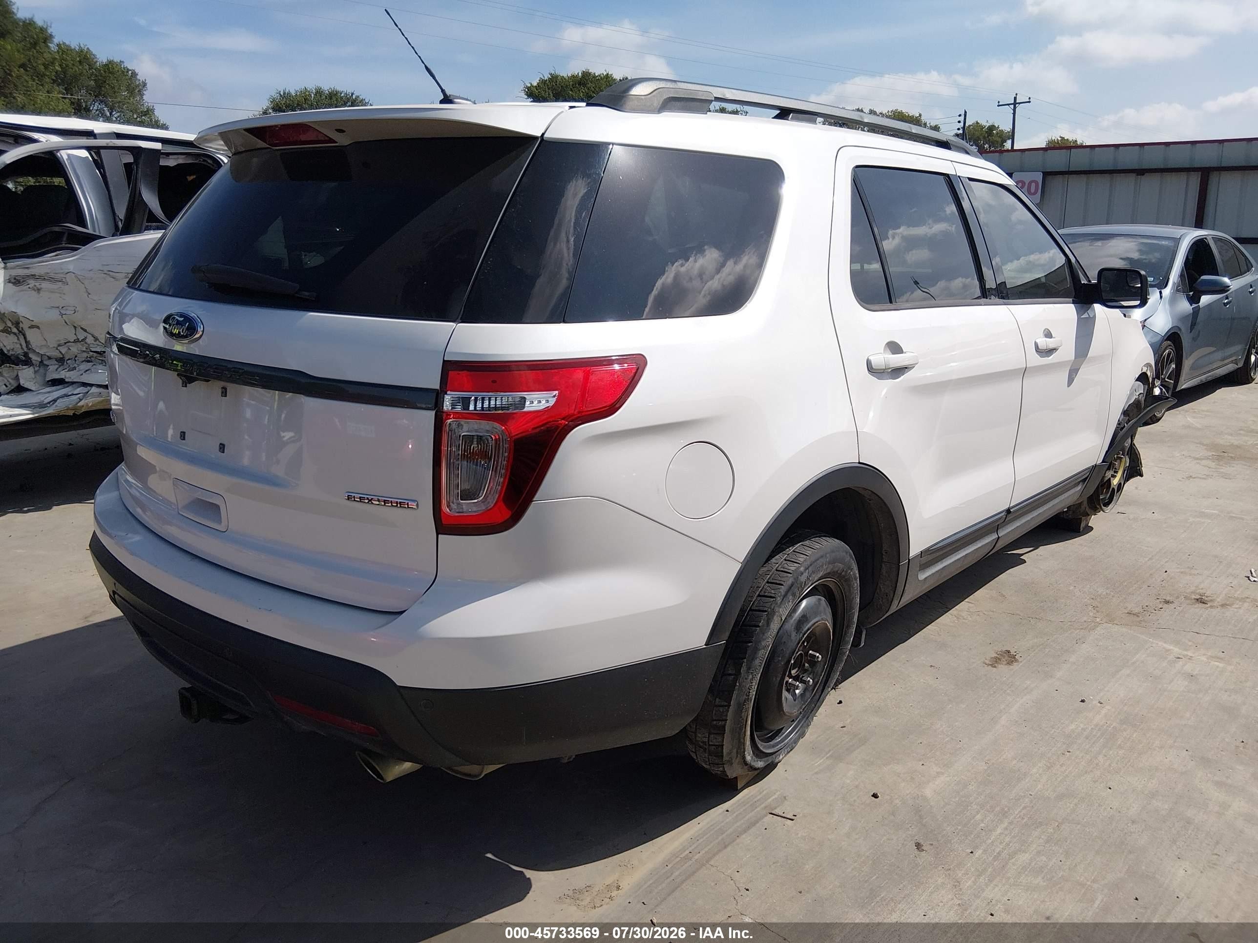 2015 Ford Explorer Xlt Белый vin: 1FM5K7D81FGB58822