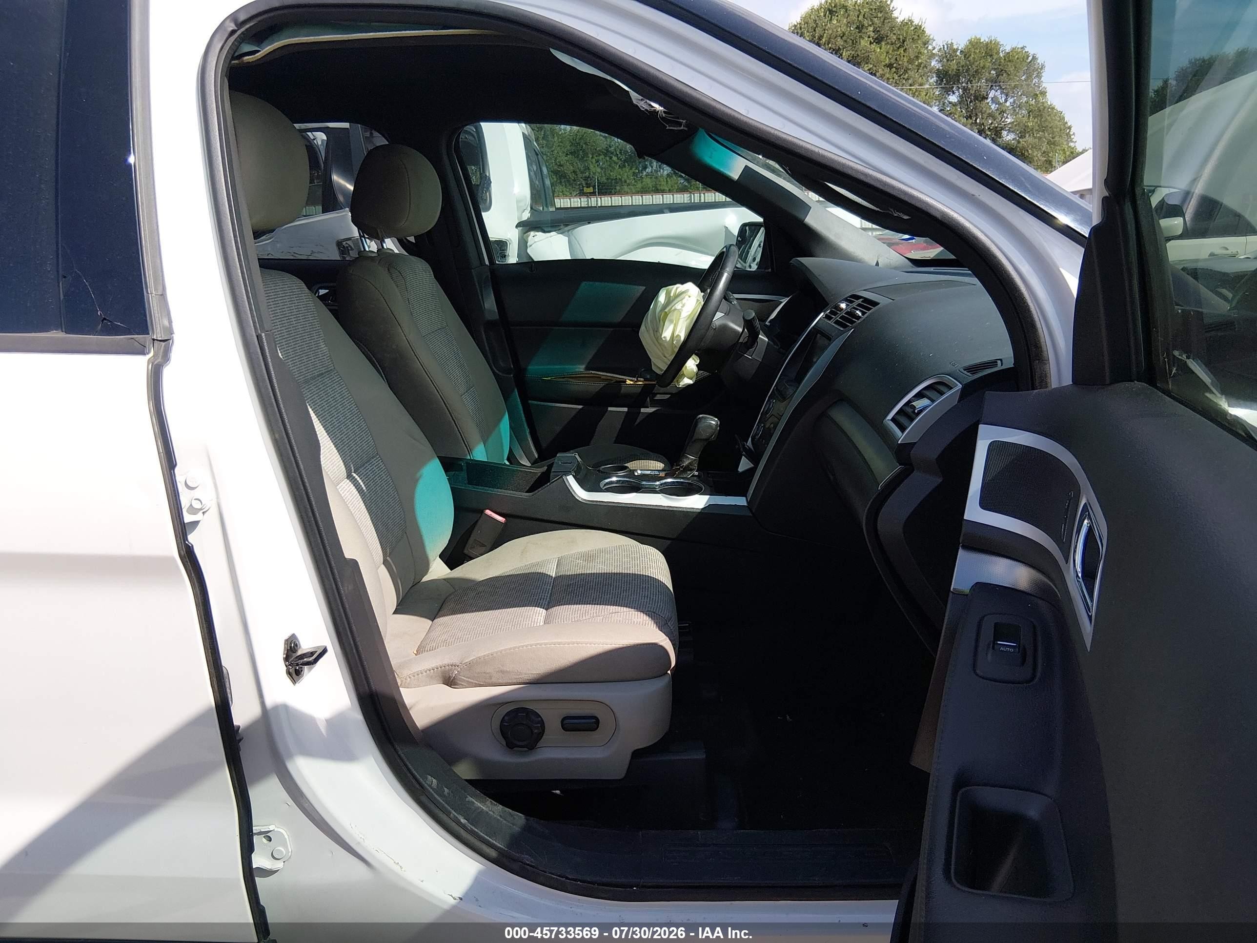 2015 Ford Explorer Xlt Белый vin: 1FM5K7D81FGB58822